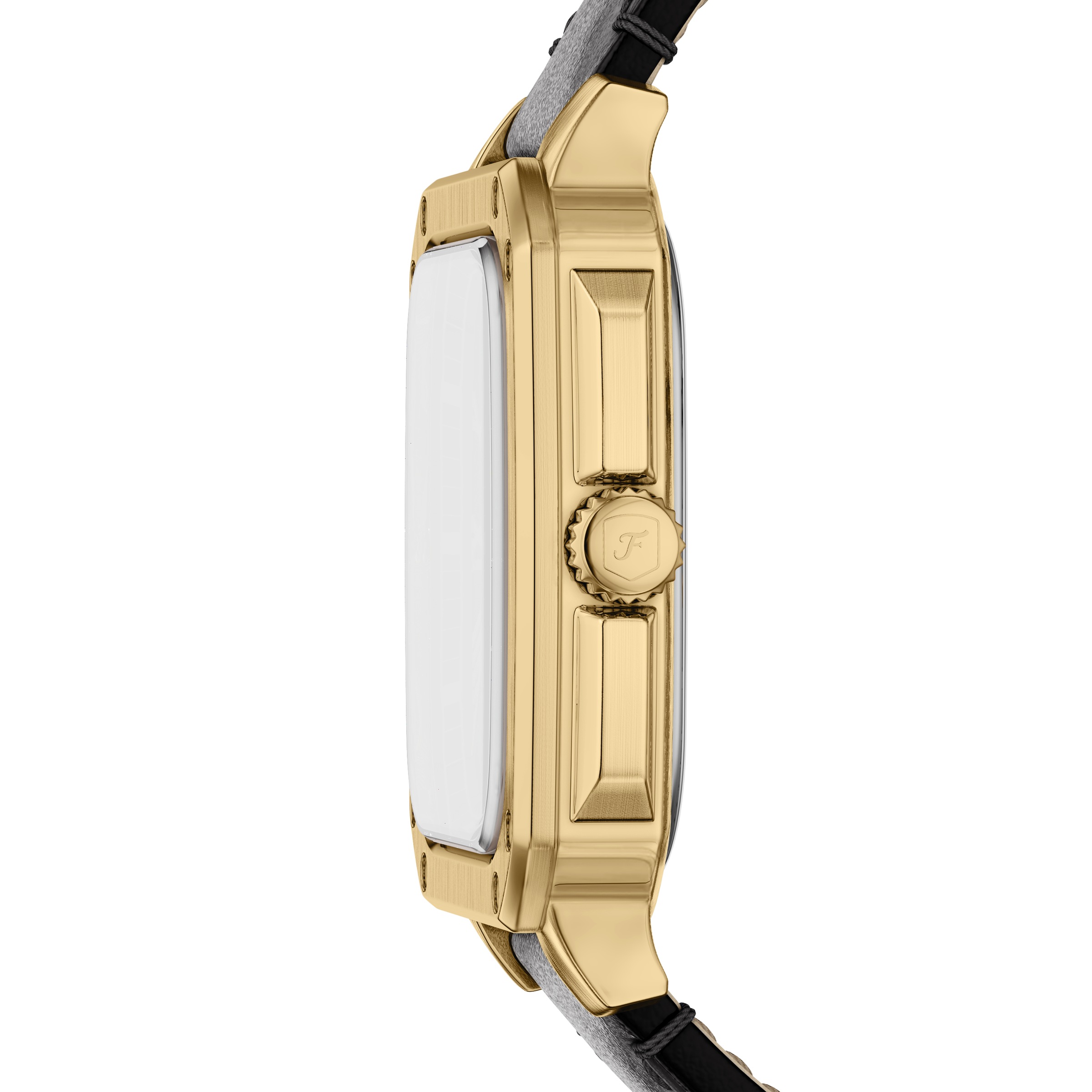 Fossil Quarzuhr »Crosby« Armbanduhr, Herrenuhr, Lederarmband, analog, Tag