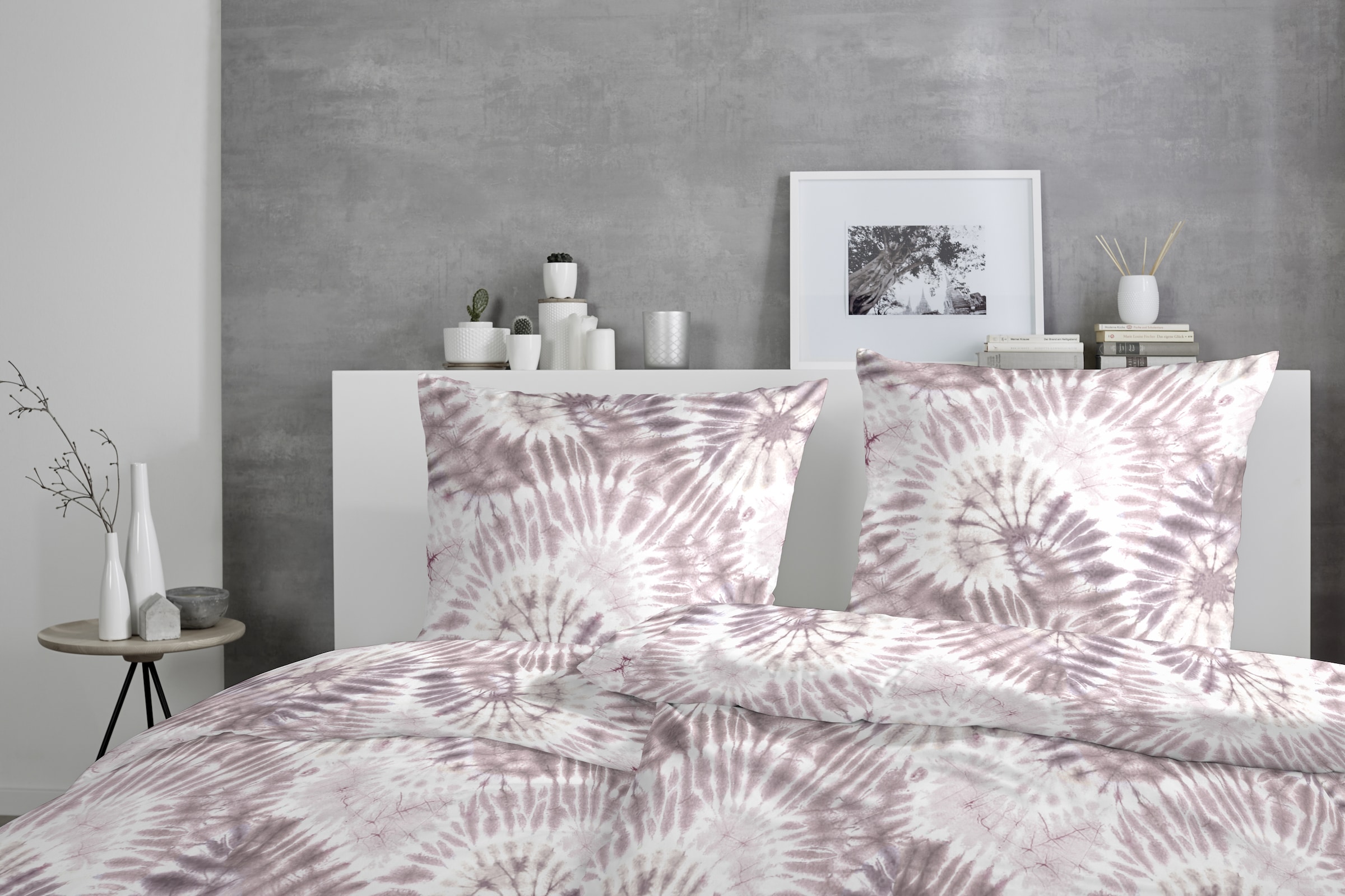 Primera Bettwäsche »Primera Renforce-Bettwäsche Swirl«, in einem lebhaften Batik-Look