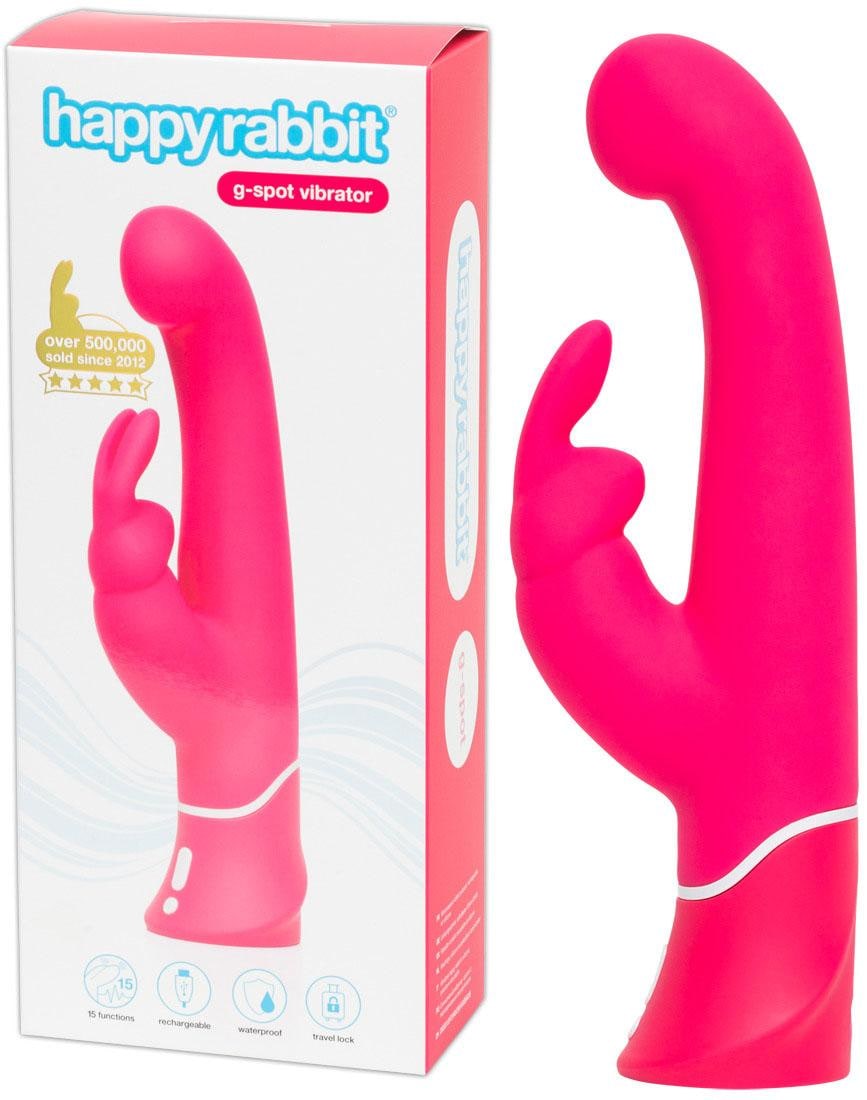 happy rabbit Rabbit-Vibrator »Happy Rabbit G-Spot Pink«