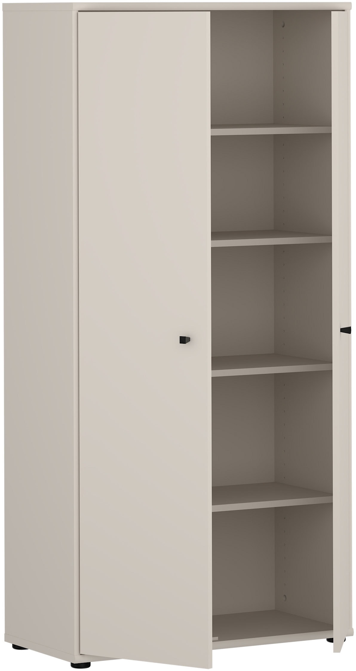 FORTE Schuhschrank »Tempra, Mehrzweckschrank, 2 Türen, Einlegeböden, Höhe 149,5,5 cm« B/H/T 73,7/149,5/34,8 cm