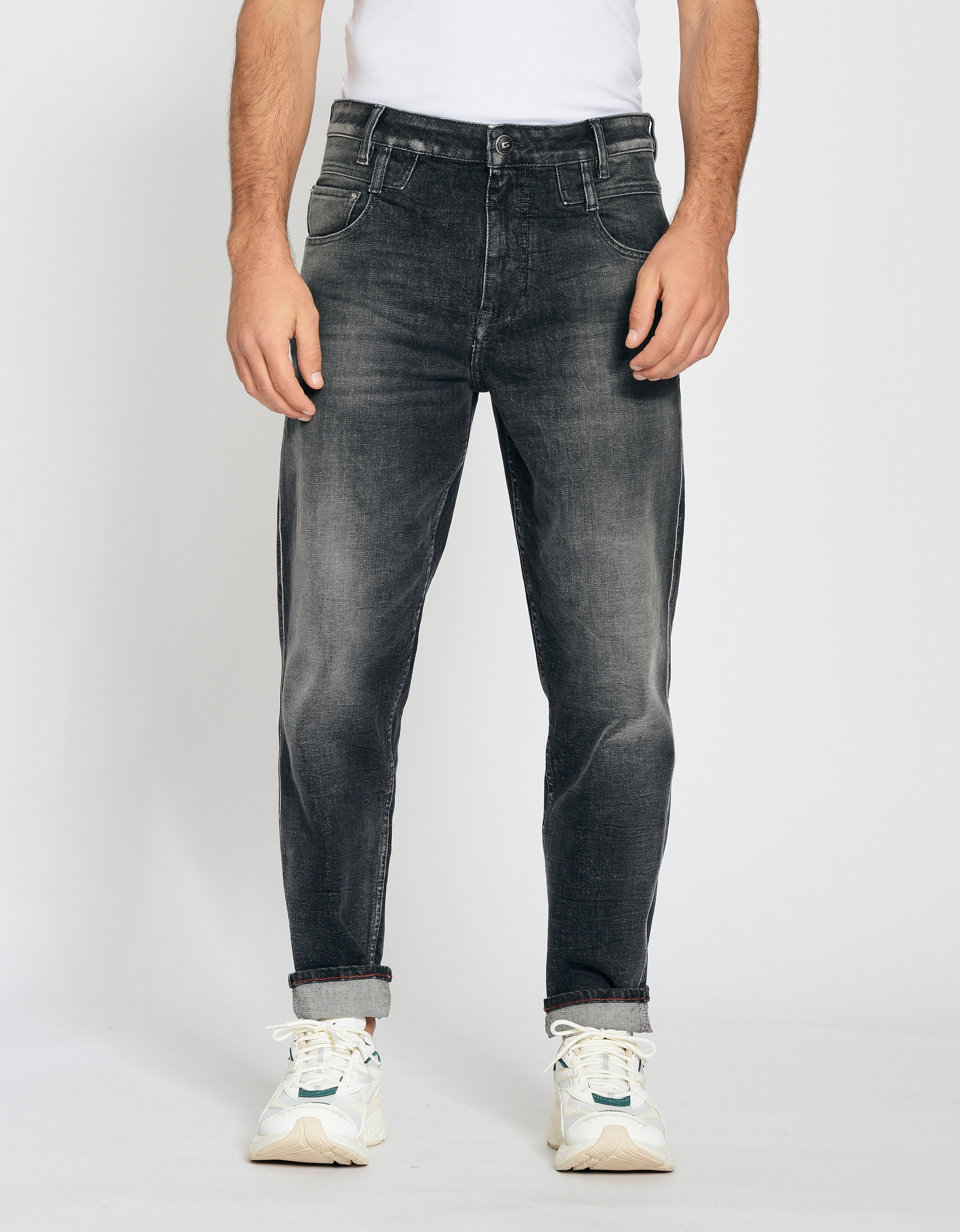 GANG Stretch-Jeans "94MARCO", im relaxten 5-Pocket Style mit doppelter Gürtelschlaufe