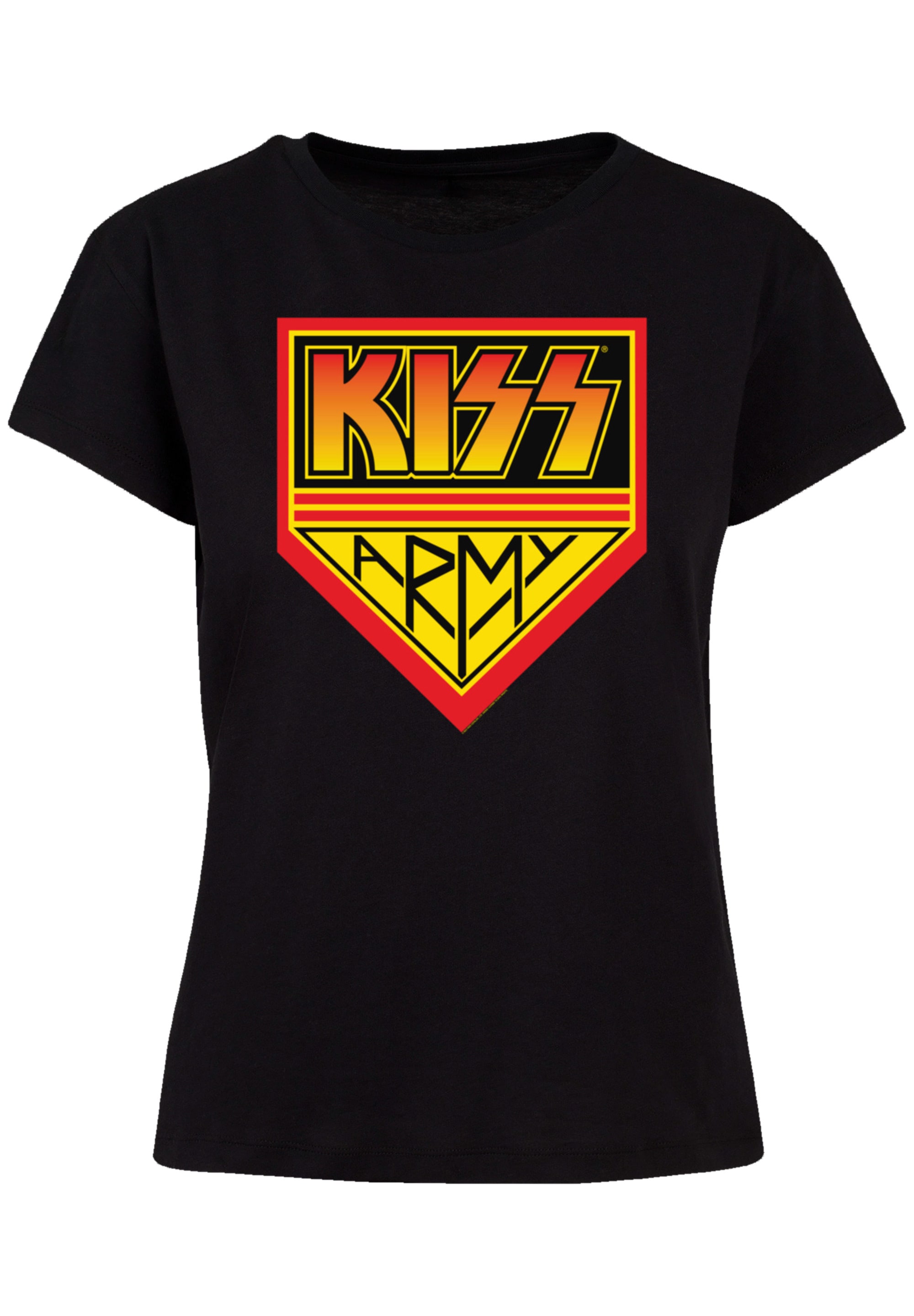 F4NT4STIC T-Shirt »Kiss Rock Band Army Logo«, Premium Qualität, Musik, By Rock Off