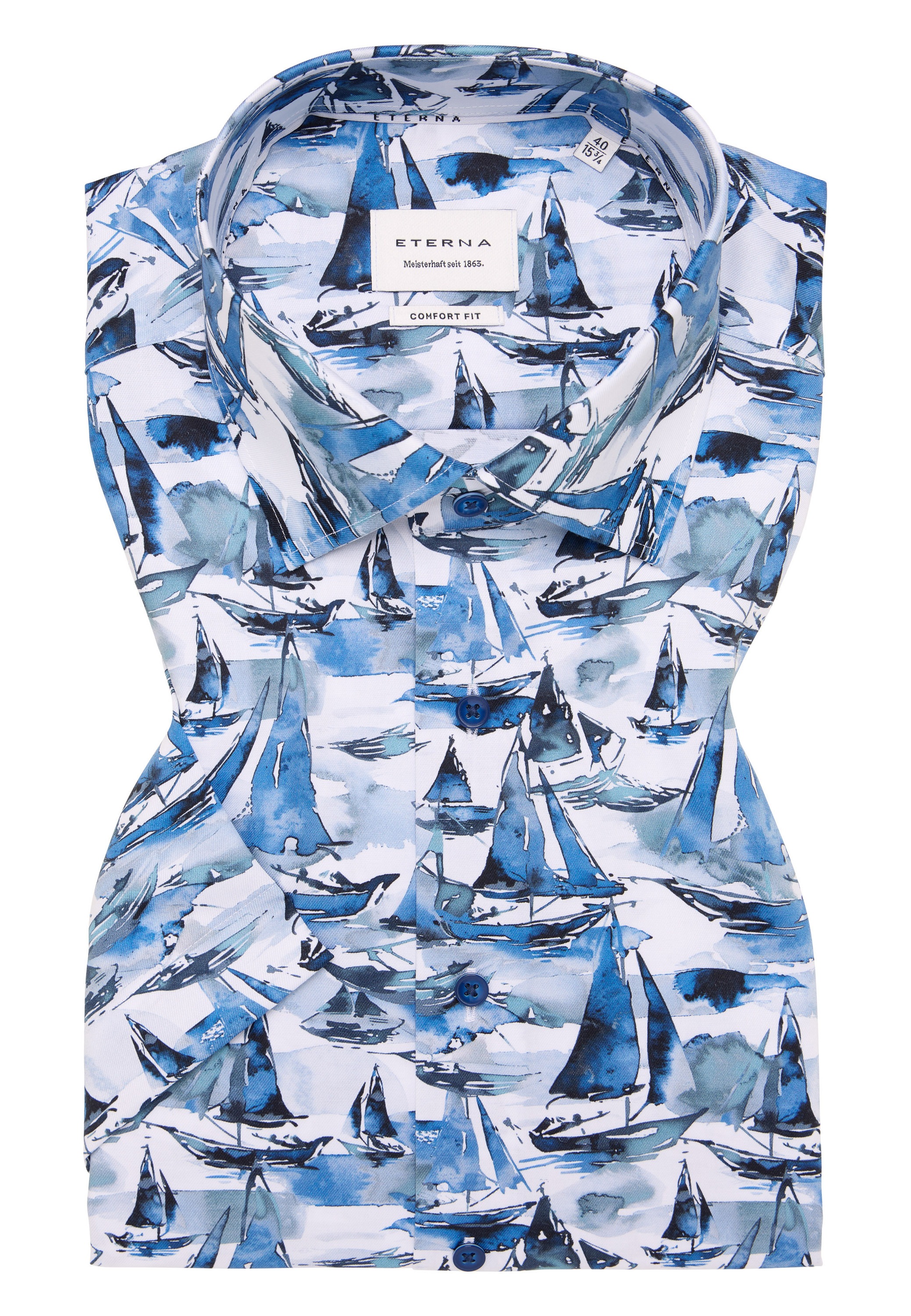 Eterna Kurzarmhemd »COMFORT FIT«, NON IRON (bügelfrei)