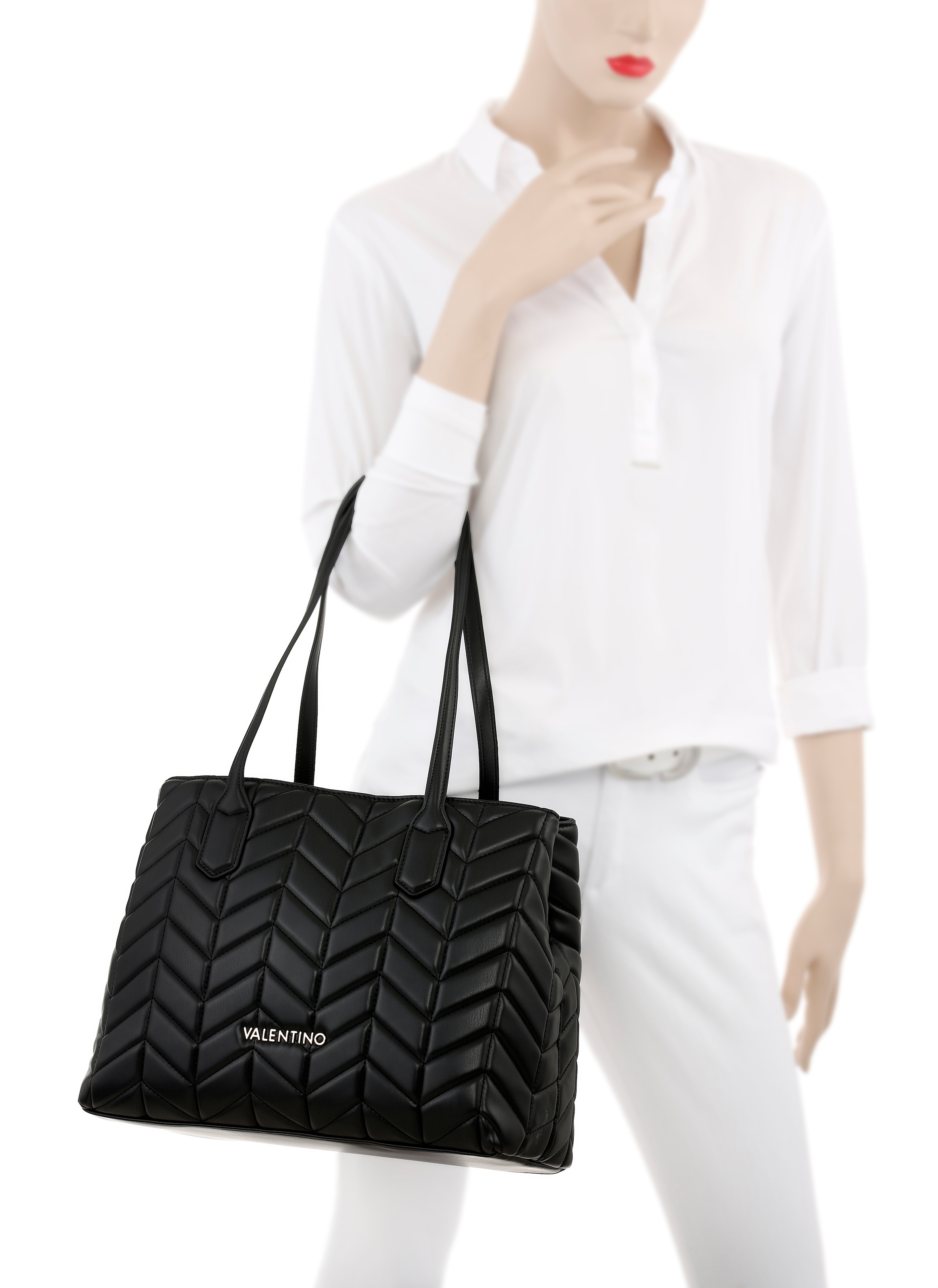 VALENTINO BAGS Shopper »SHOPPING PETAL RE«, Handtasche Damen Henkeltasche Schultertasche