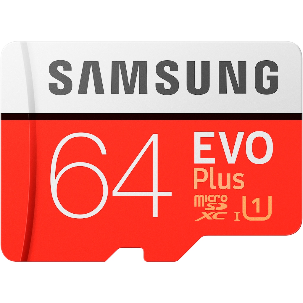 Samsung Speicherkarte »Evo Plus 64GB«, (UHS-I Class 10 100 MB/s Lesegeschwindigkeit)