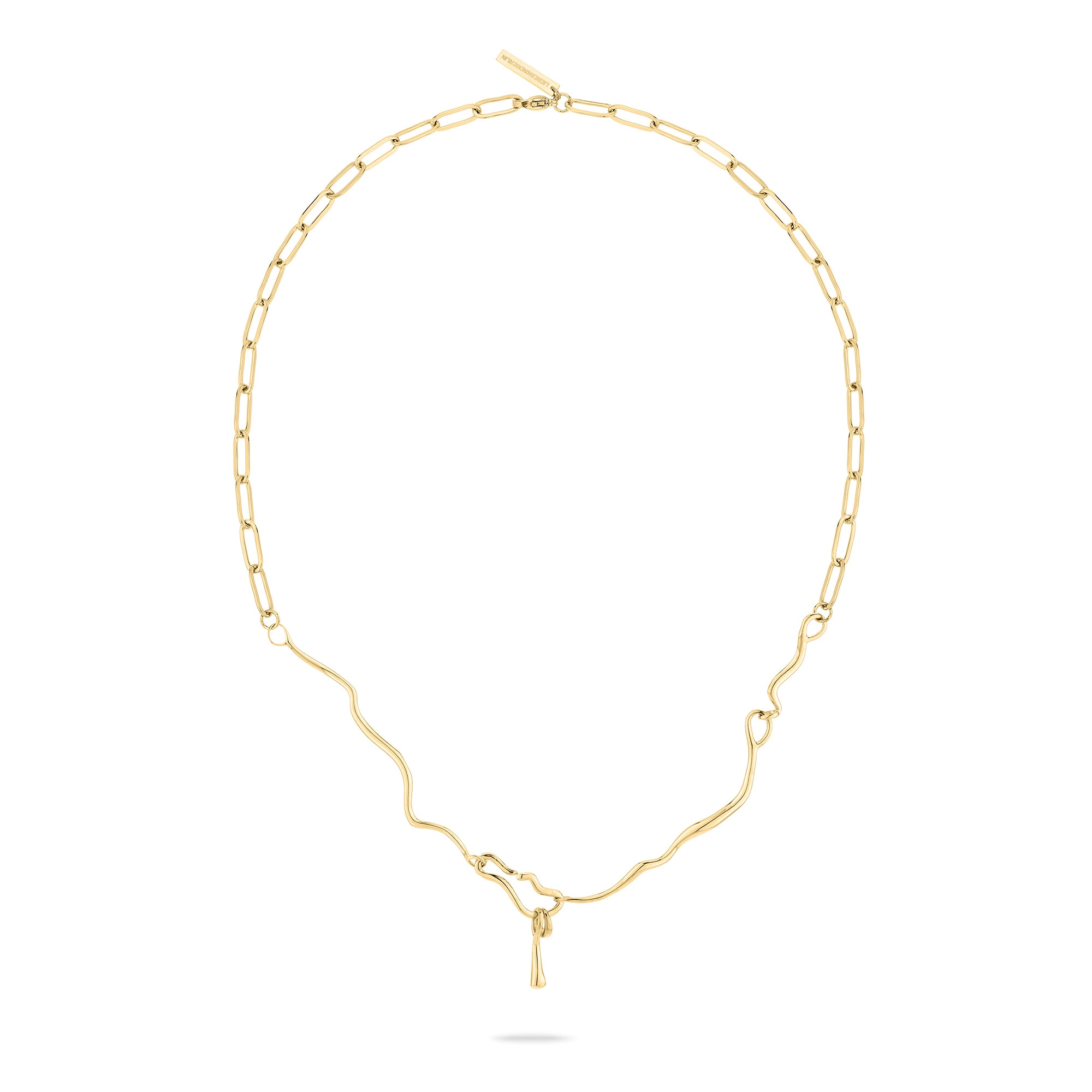 Liebeskind Berlin Kette mit Anhänger »Schmuck Geschenk Edelstahl Halskette The Melting Organic«