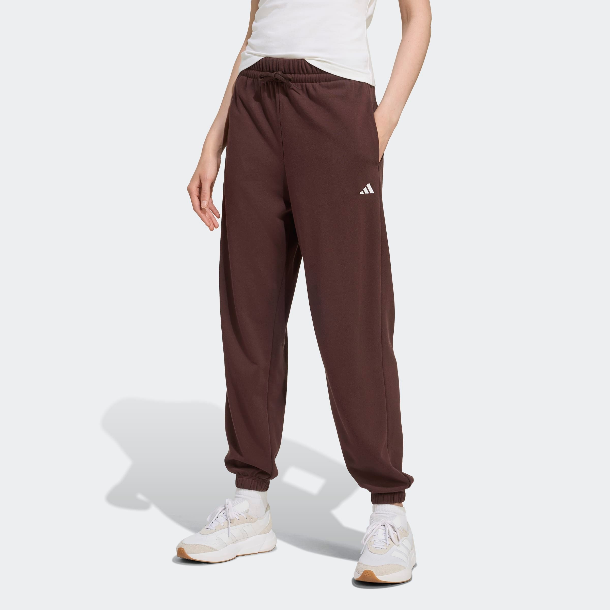 adidas Sportswear Sporthose »W SL FT CF PT«, (1 tlg.), Locker geschnitten, hoher Bund, aus weichem French Terry Material
