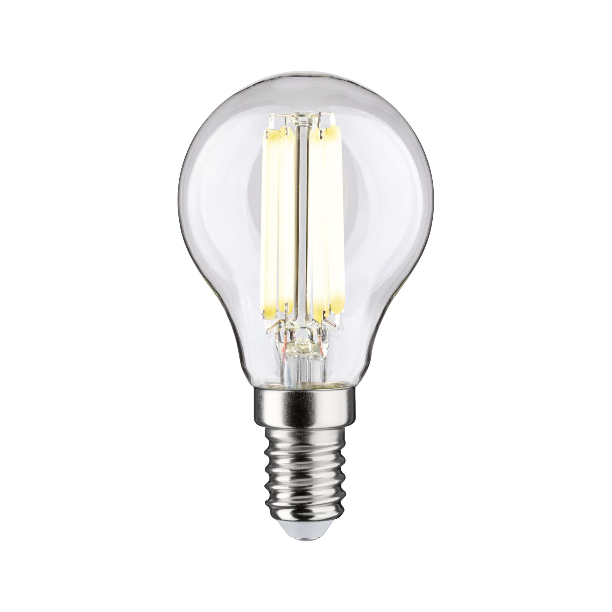 Paulmann LED-Leuchtmittel »Eco-Line Filament 230V LED Tropfen E14 1er-Set 525lm 2,5W 4000K Klar«, E14, 1 St., Neutralweiß