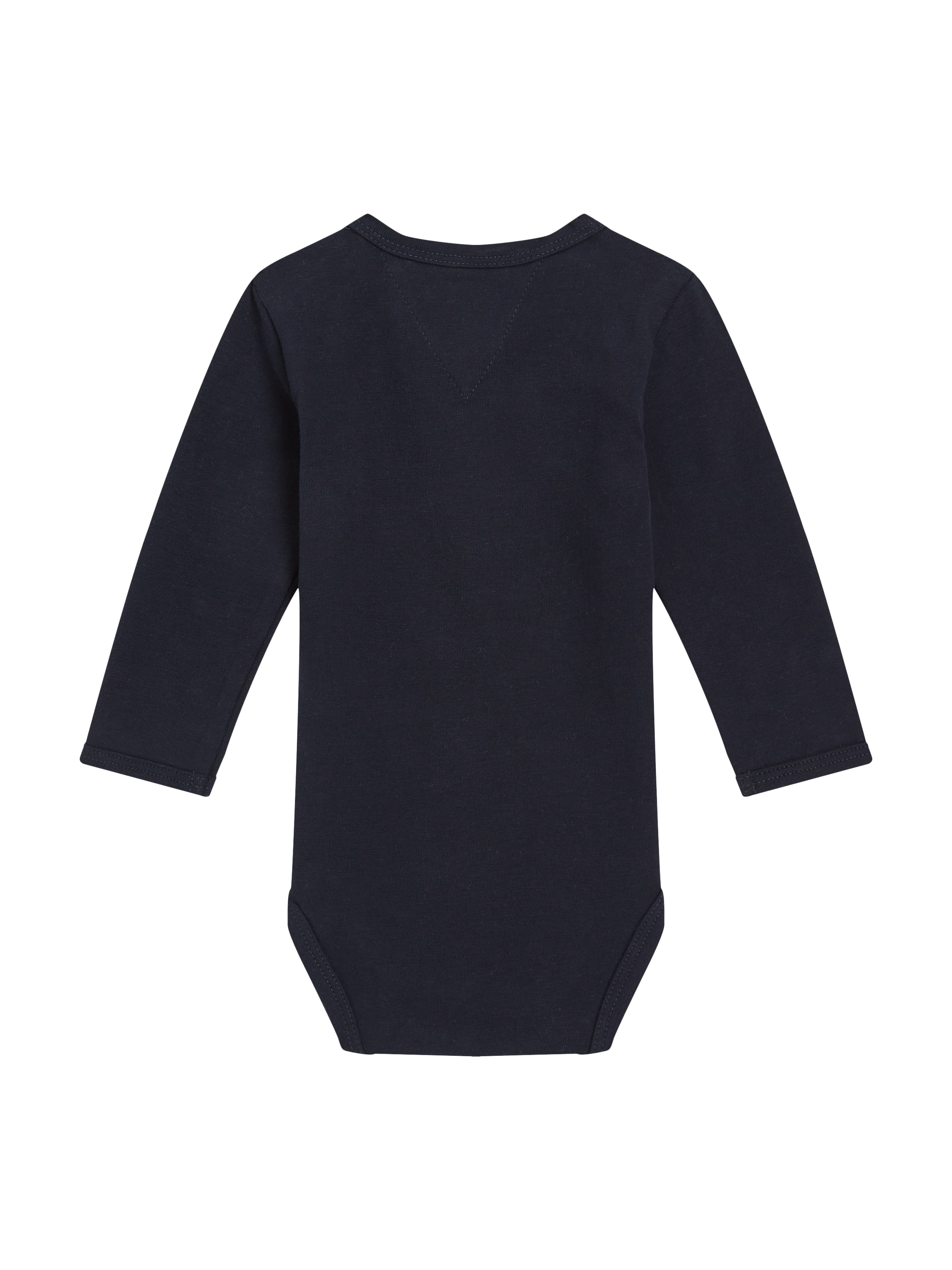 Tommy Hilfiger Langarmbody »MONOTYPE OVAL BODY LS«, Baby bis 2 Jahre, Drucker am Ausschnitt + im Schritt, Logoprint