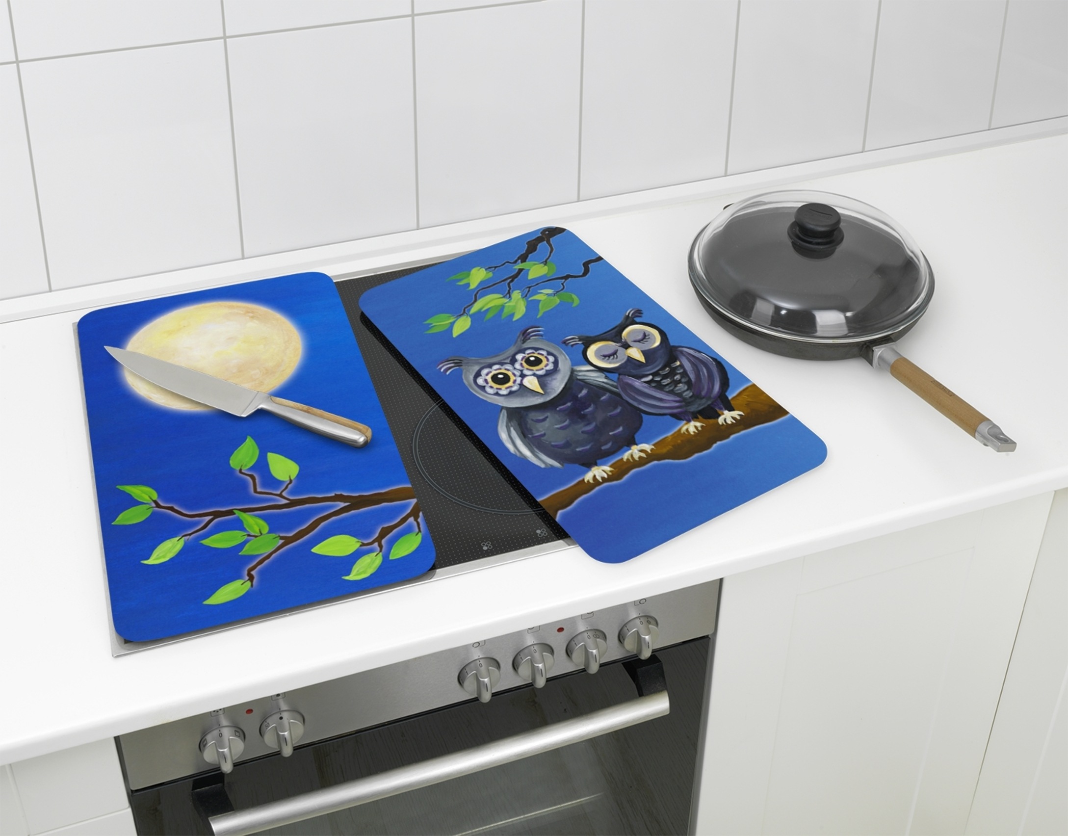 WENKO Herd-Abdeckplatte "Universal Modell Eule" Herdabdeckung für alle Herd günstig online kaufen