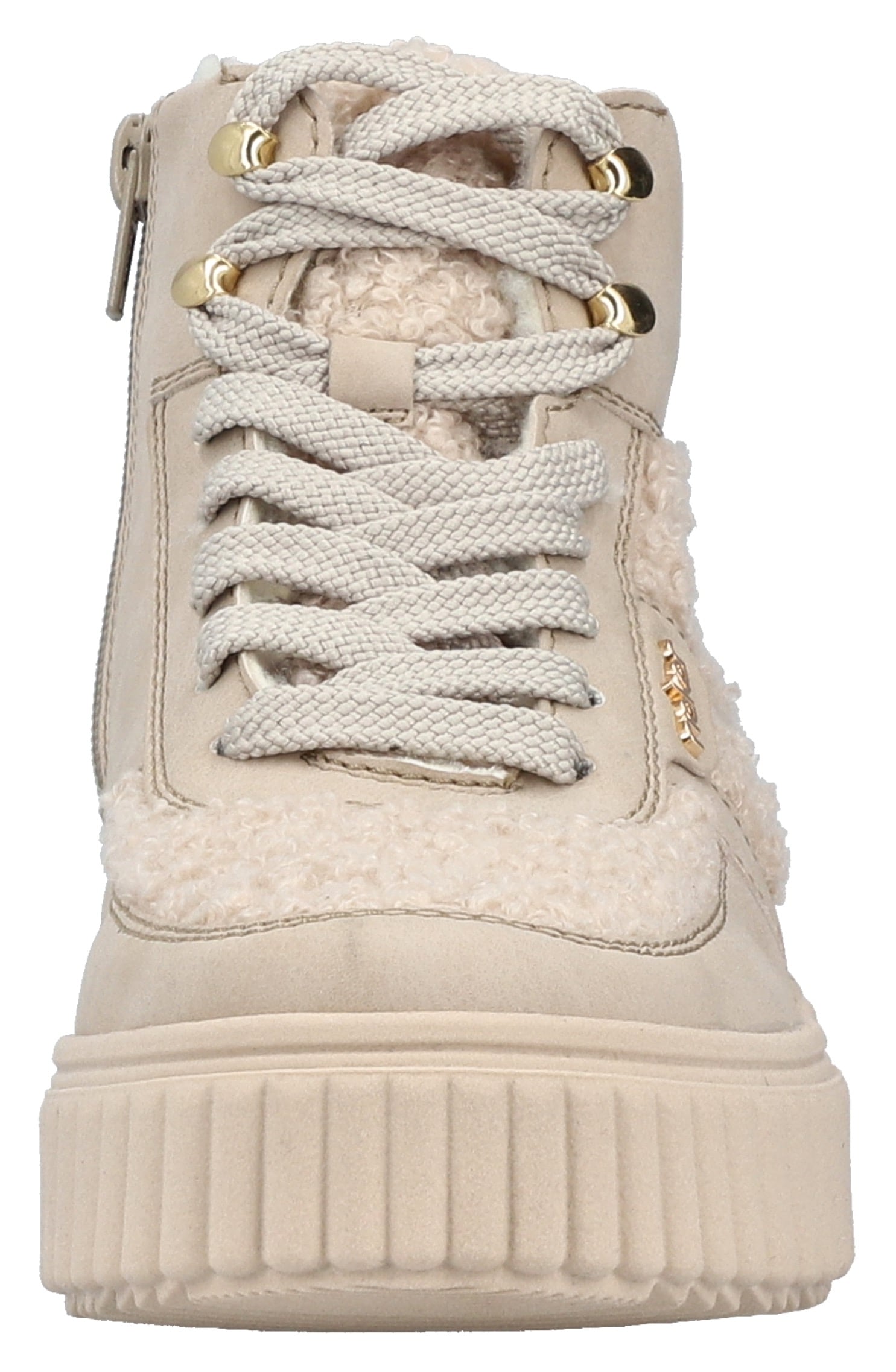 Rieker Winterboots, Schnürboots, High Top Sneaker, Stiefelette mit gepolstertem Schaftrand