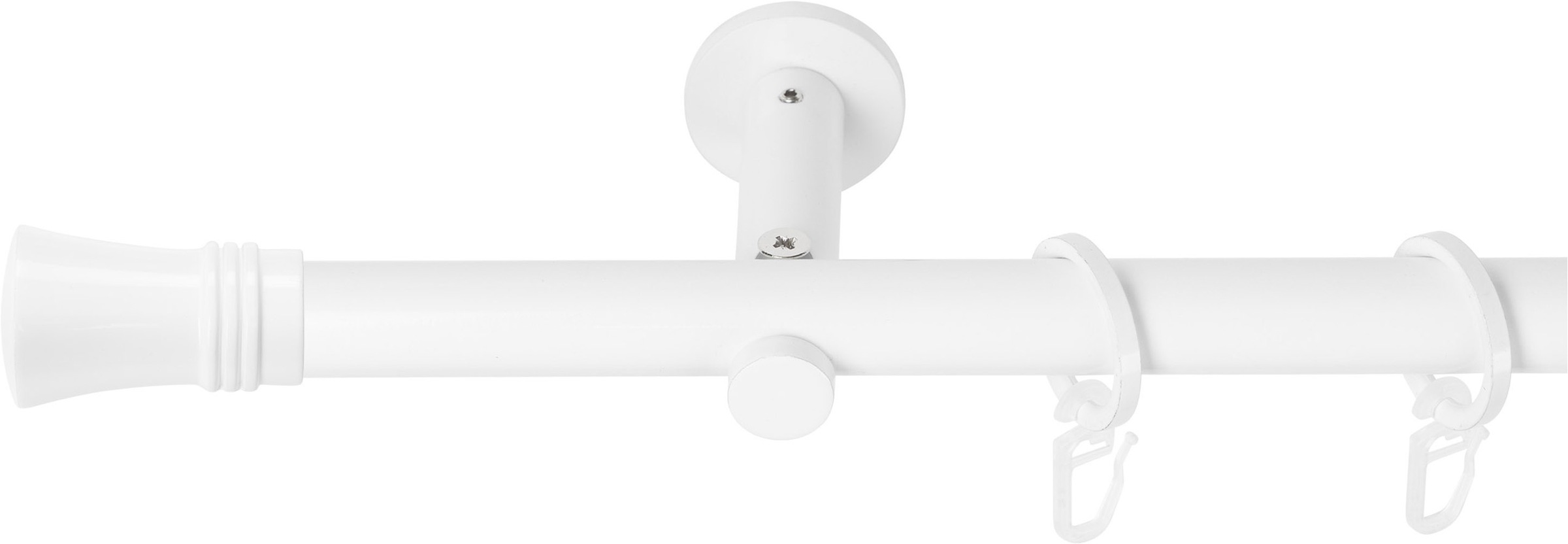 SN DECO GROUP Gardinenstange Ø 19 mm 1 läufig-läufig Fixmaß;kürzbar