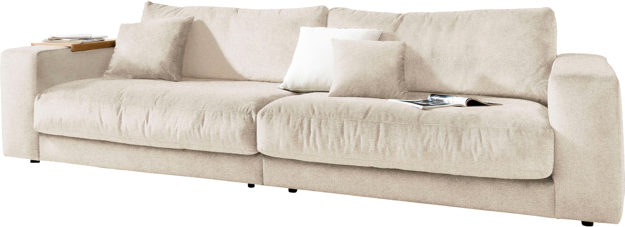 3C Candy Big-Sofa "Enisa II", incl. 1 Flatterkissen, Wahlweise mit Flecken-Schutz-Bezug Easy care