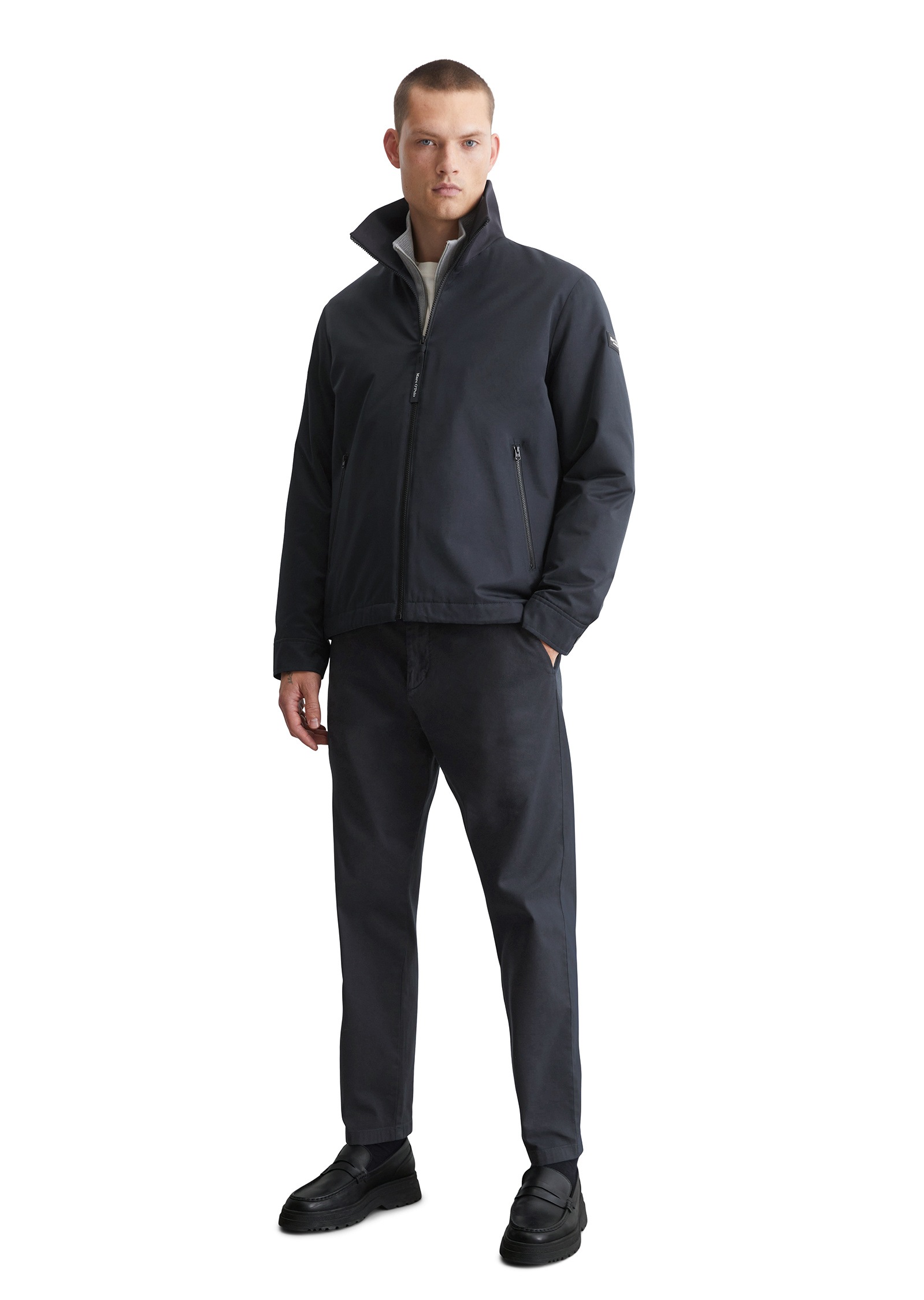 Marc O'Polo Outdoorjacke »aus wasserabweisendem Micro-Twill«, ohne Kapuze