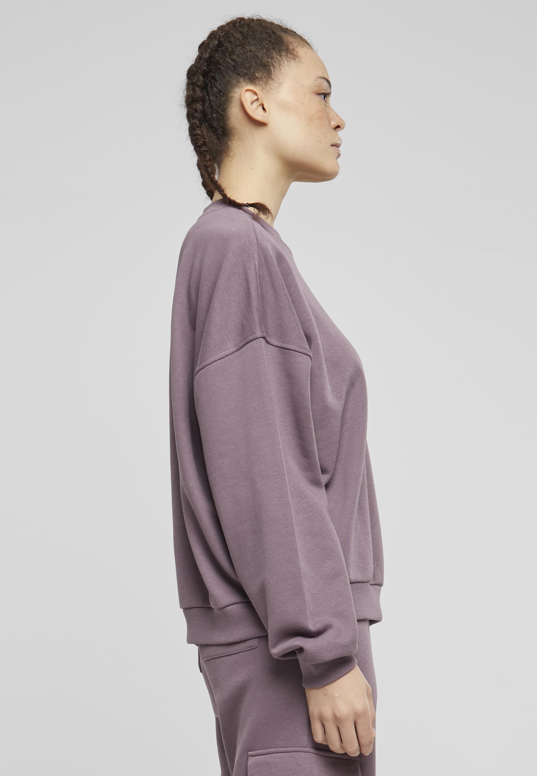 URBAN CLASSICS Sweater »Urban Classics Damen Ladies Oversized Light Terry Crewneck«