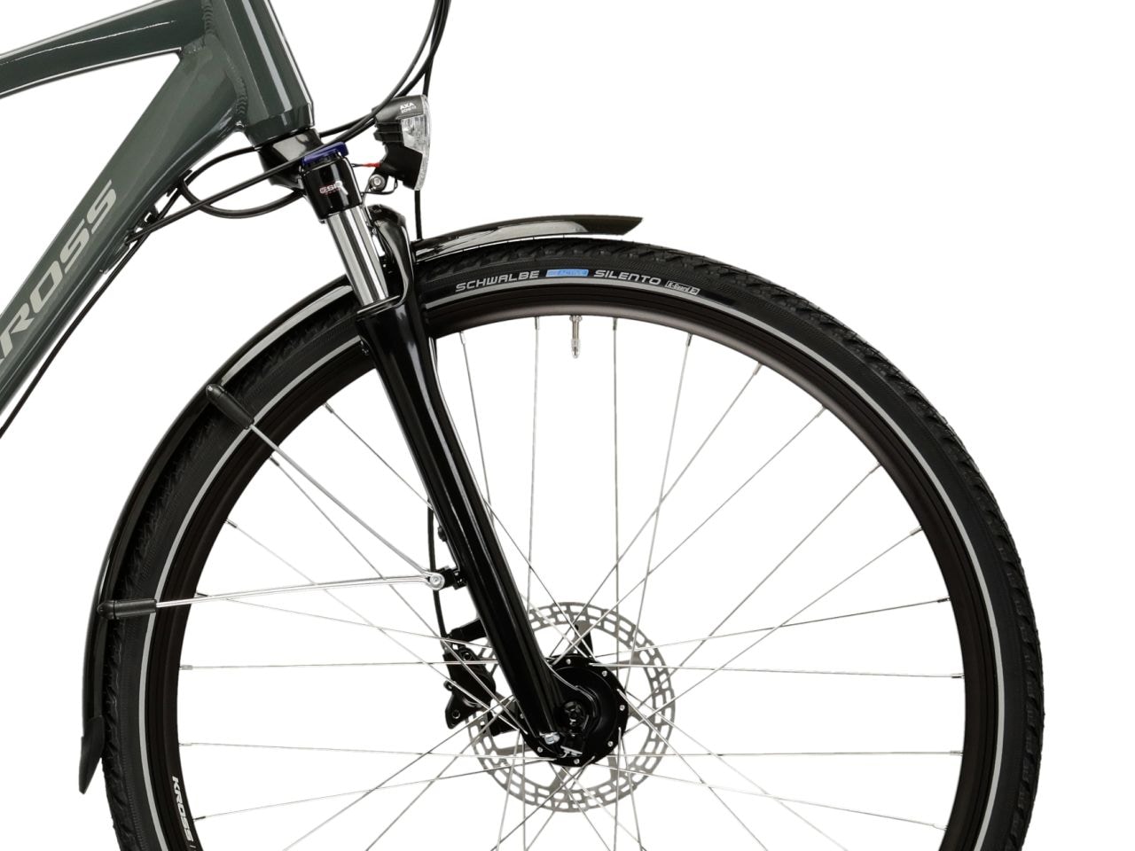 Kross Crossrad »Trans 8.0 grau 27 Gänge« 27 Gang Shimano ALIVIO T4000 Schaltwerk Kettenschaltung