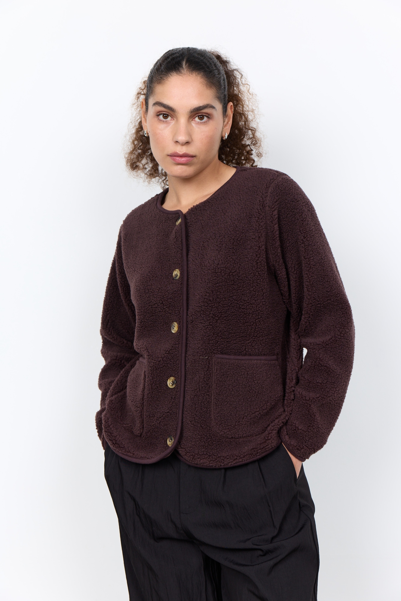 soyaconcept Strickjacke "SC-ONYX 2" Kunstfaser