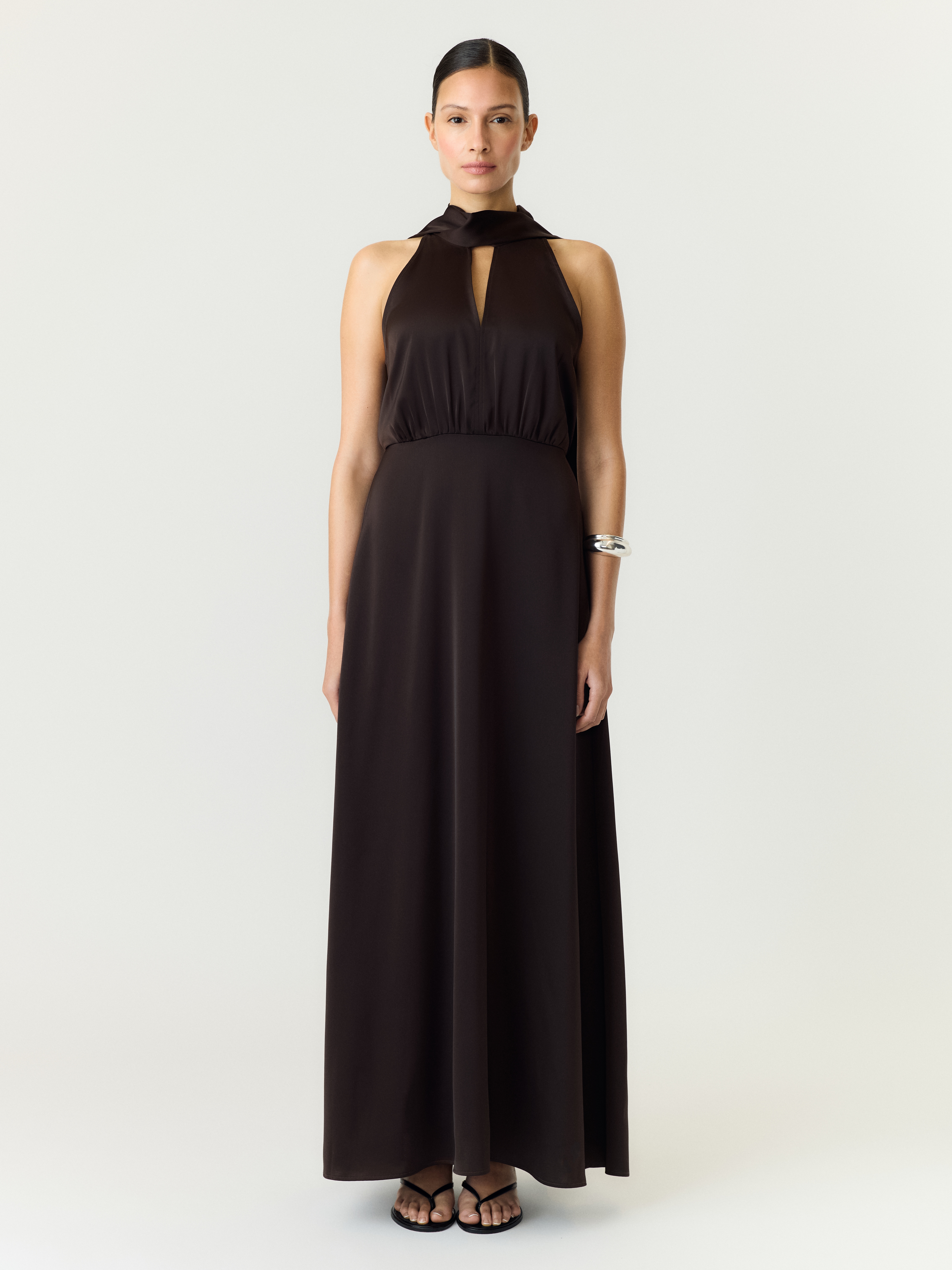 Y.A.S "YASTHEA SL MAXI DRESS S. NOOS" Materialmix, regular fit