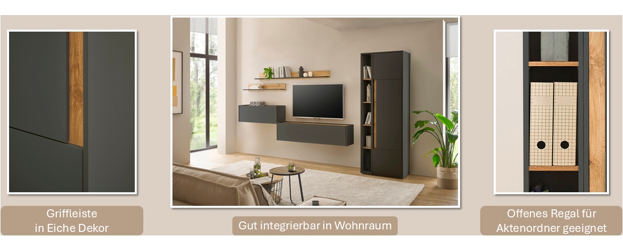 INOSIGN Büromöbel-Set »CiTY/GiRON«, (Set, 6 tlg.)