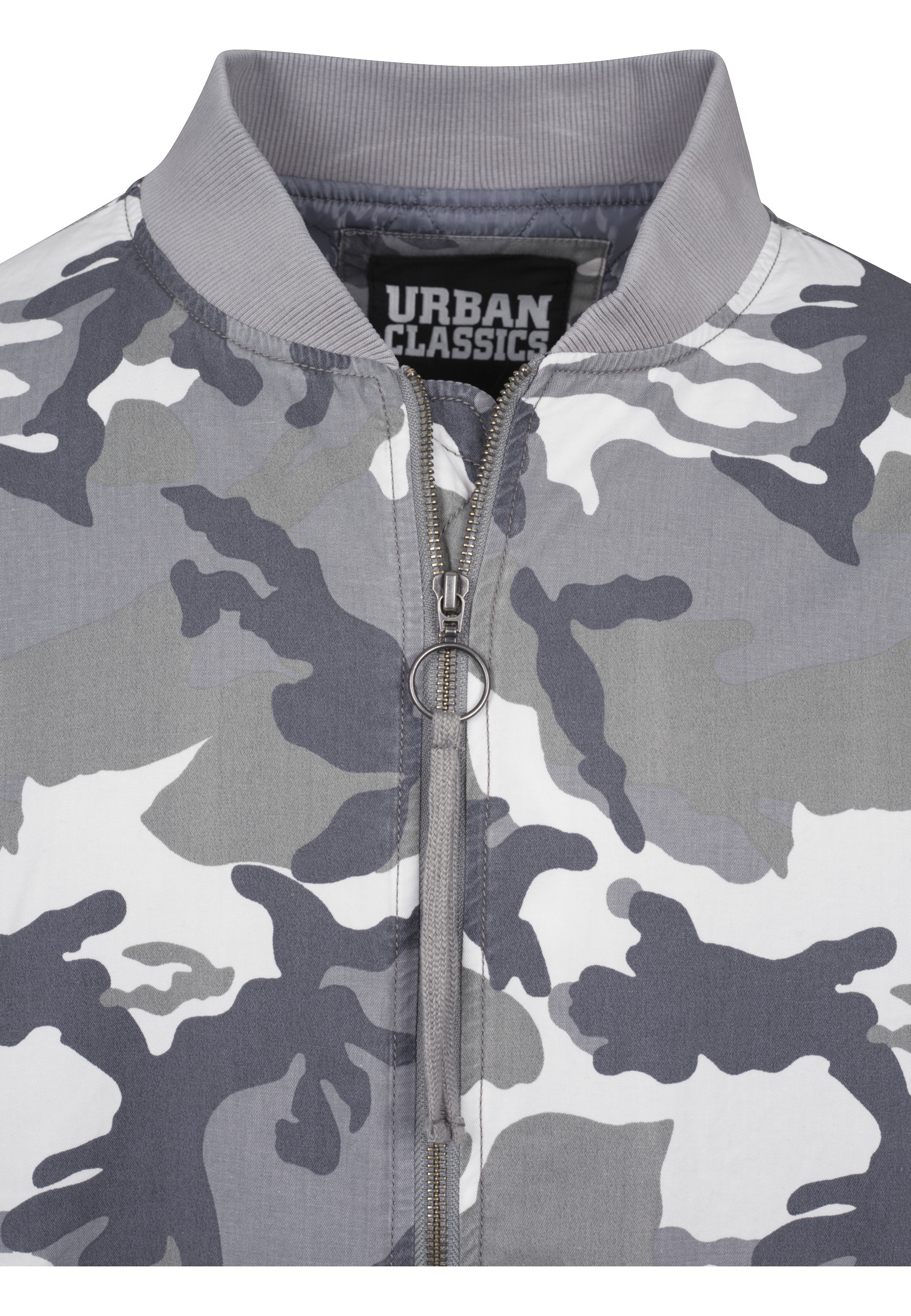 URBAN CLASSICS Bomberjacke »Urban Classics Herren Vintage Camo Cotton Bomber Jacket« 1 Stk. tlg. ohne Kapuze