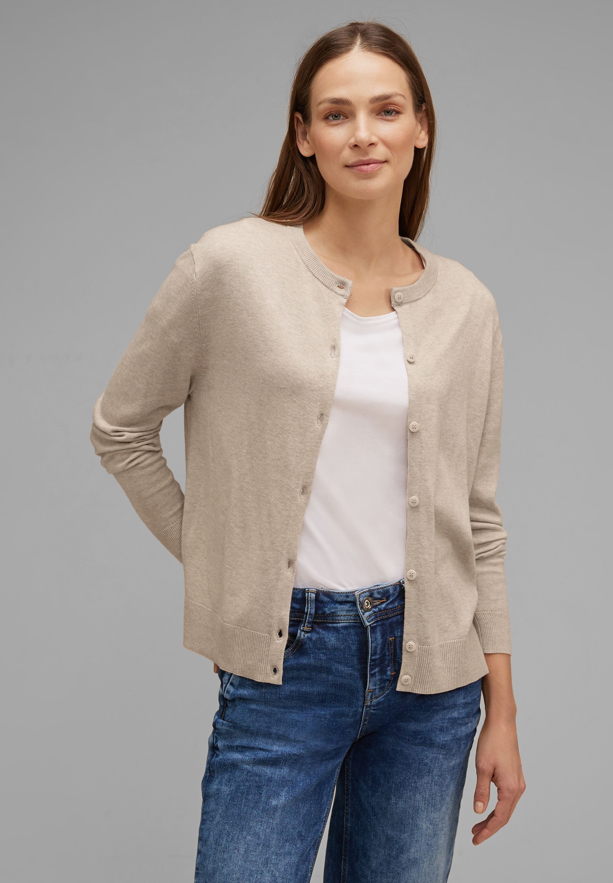 STREET ONE Cardigan, in Unifarbe günstig online kaufen