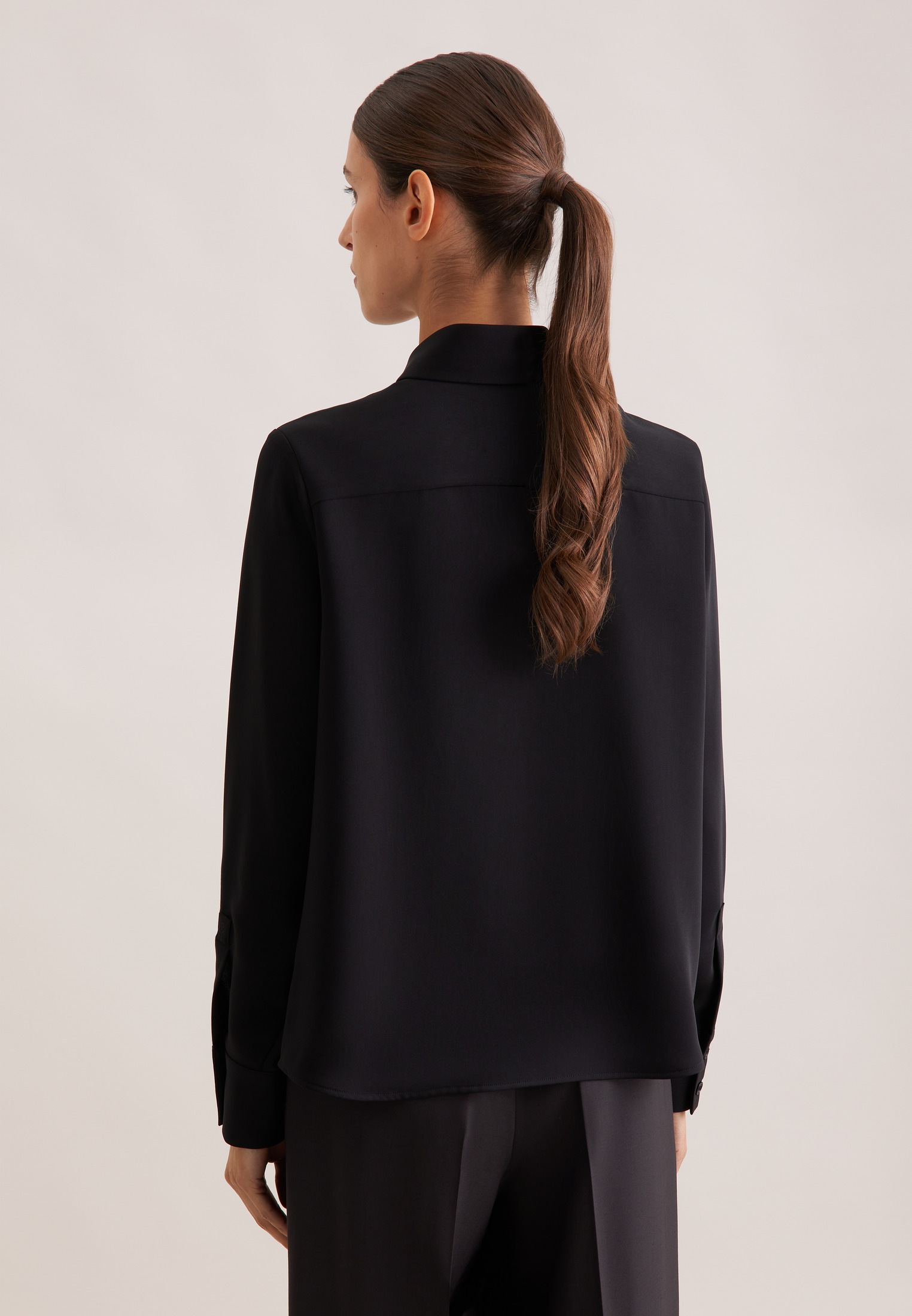 seidensticker Hemdbluse "Schwarze Rose" 1/1 Uni günstig online kaufen