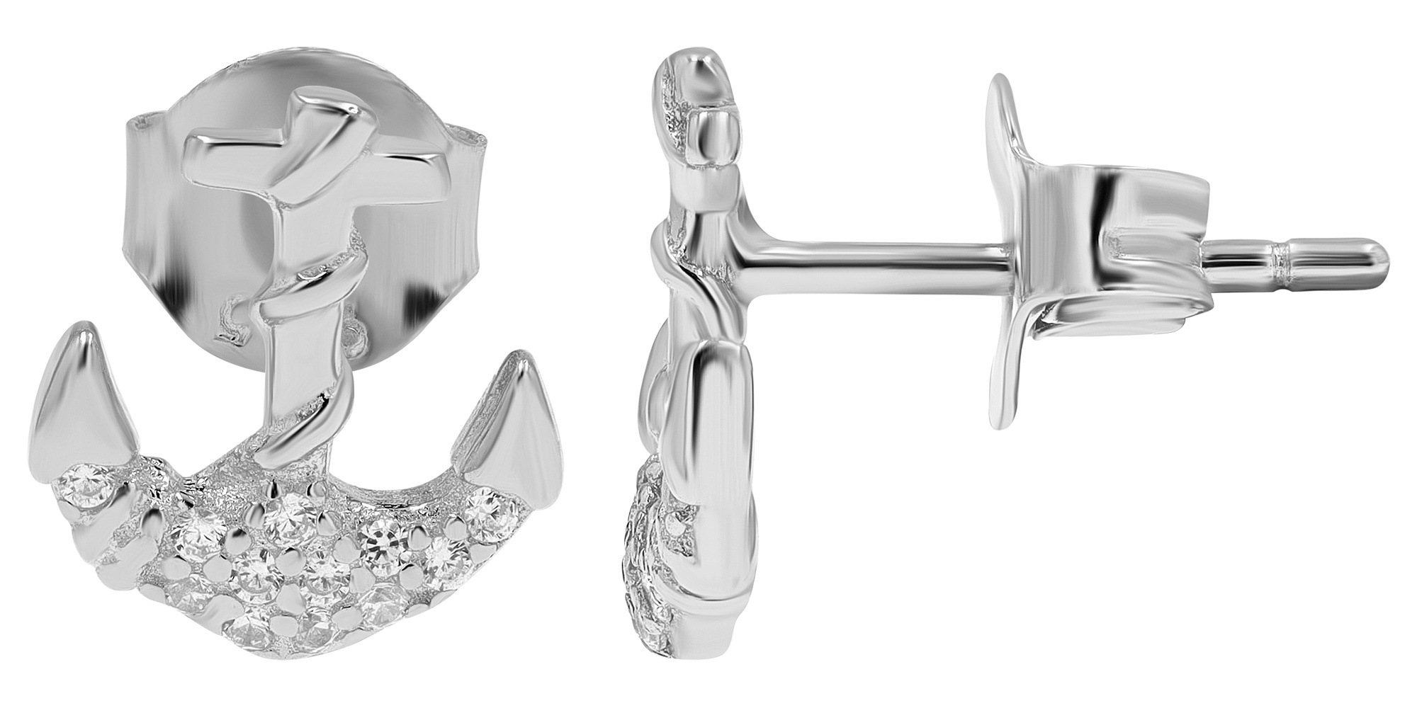 Adelia´s Paar Ohrhänger "Damen Ohrringe – Ohrstecker aus 925 Silber mit Zir günstig online kaufen