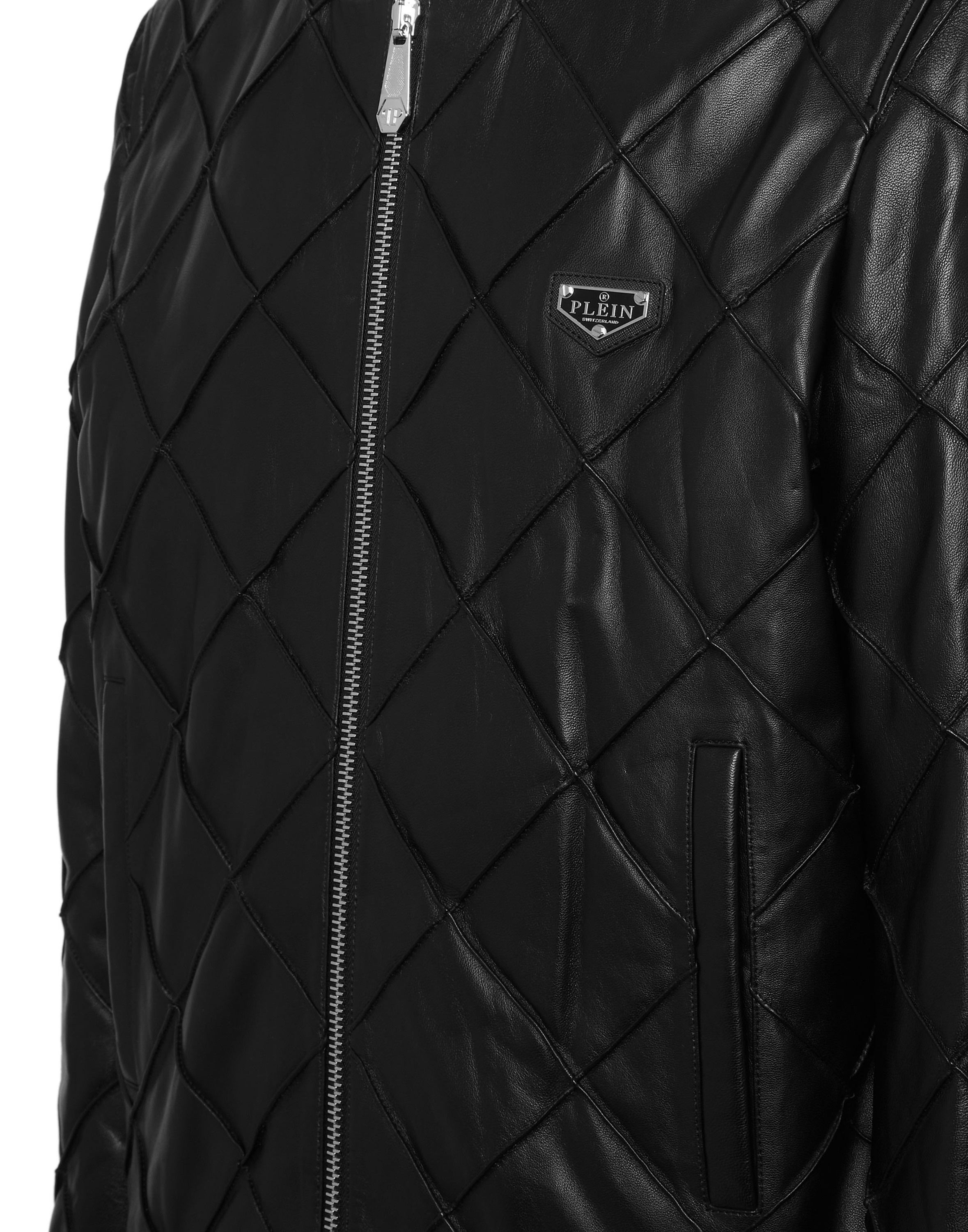 PHILIPP PLEIN Lederjacke "Leder-Bomber" günstig online kaufen