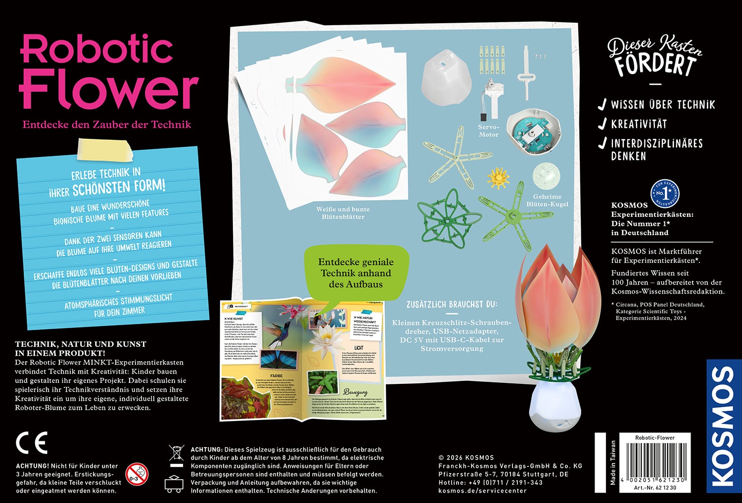 Kosmos Experimentierkasten »Robotic Flower« Made in Germany
