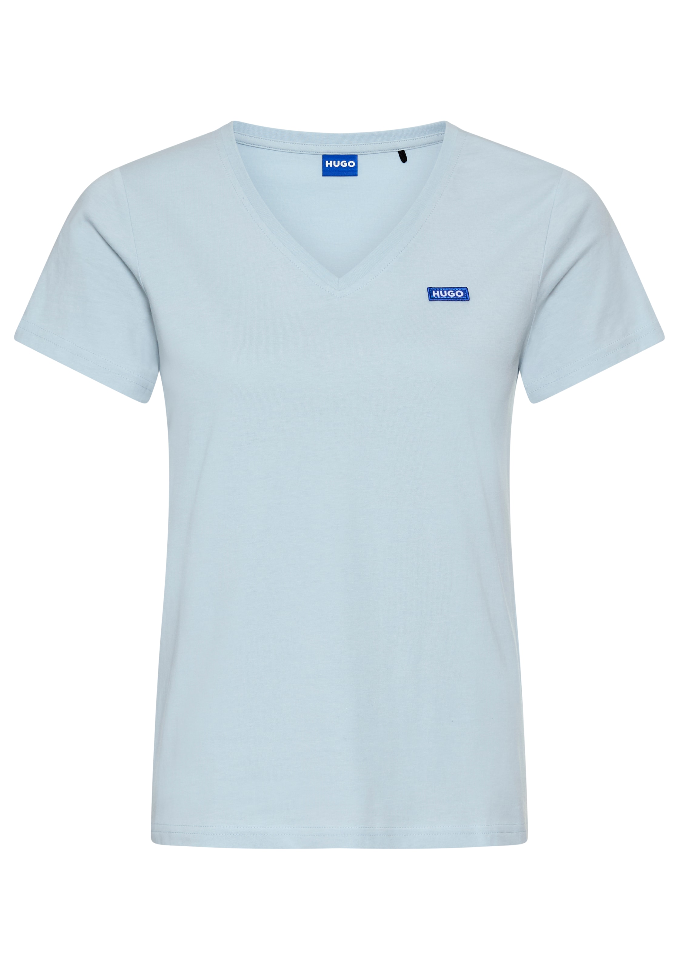 HUGO Blue T-Shirt "Classic V", mit Logo günstig online kaufen