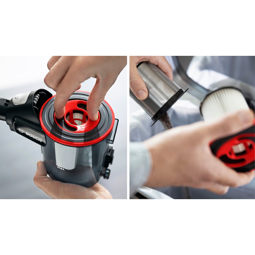 BOSCH Akku-Stielstaubsauger »Unlimited 7 BSS711W, Knickrohr, Hygiene-Filter, 10 J. Motorgarantie«