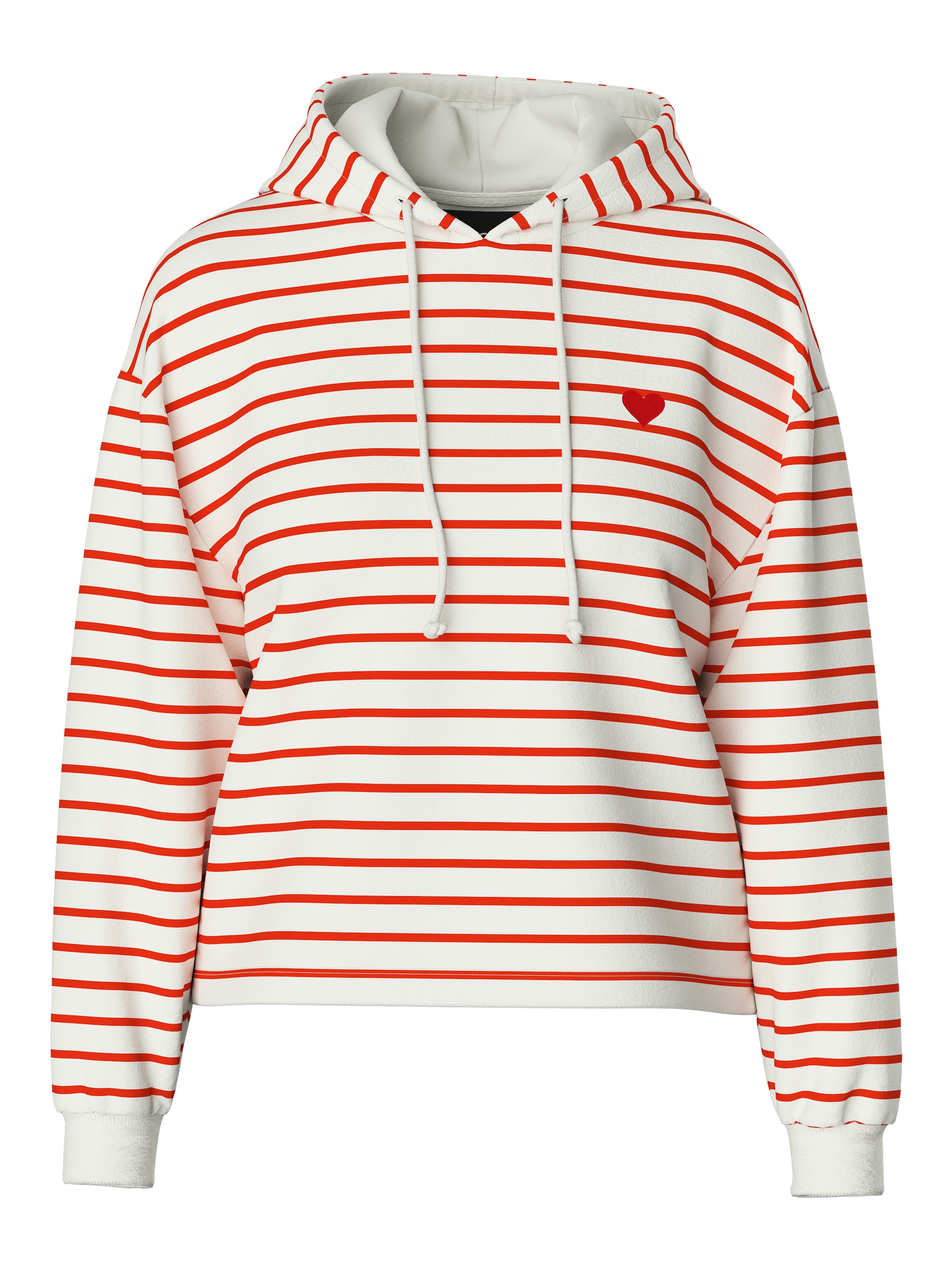 Kapuzensweatshirt »PCCHILLI LS HOODIE STRIPES EMB NOOS BC«