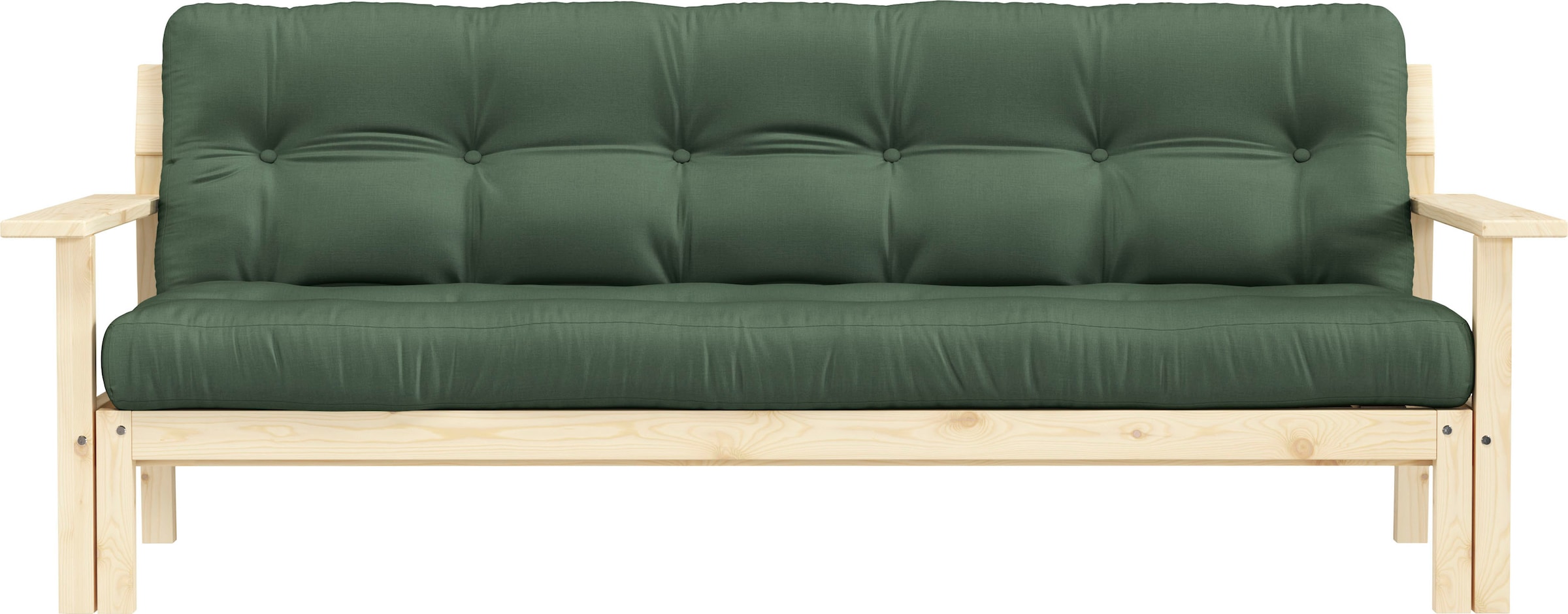 Karup Design Schlafsofa "Unwind", Mit Holzstruktur, inkl. Futonmatratze, Liegefläche 130x190 cm