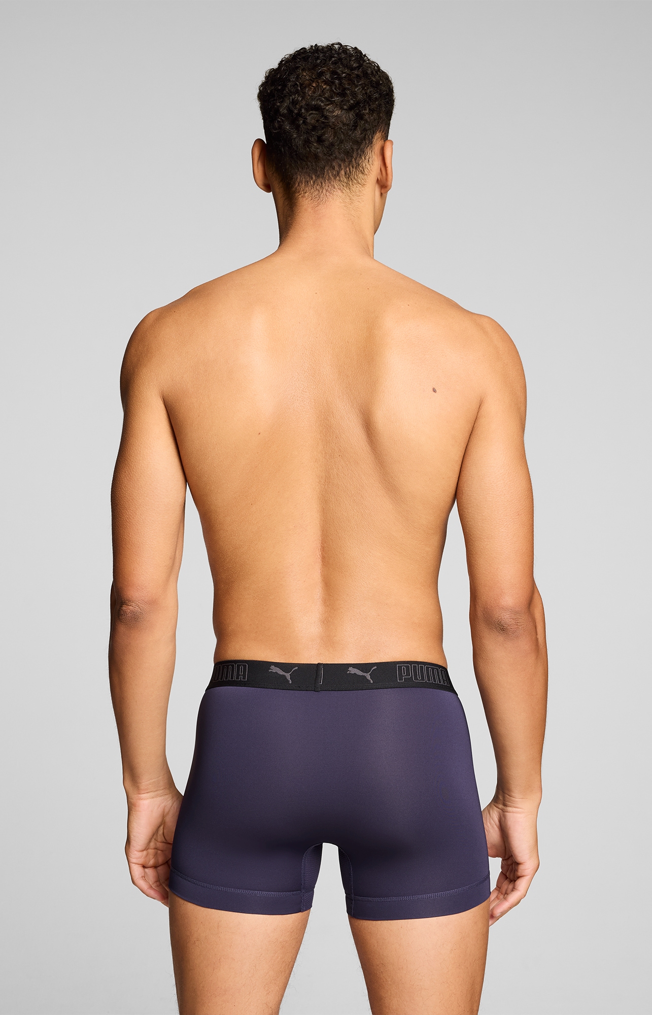 PUMA Boxershorts »PUMA MEN SPORT MICROFIBER BOXERS 2P« mit Logo-Bund
