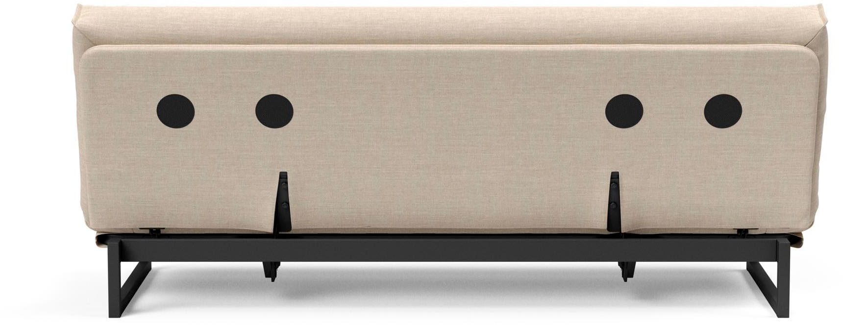 INNOVATION LIVING ™ Schlafsofa »Fraction Dauerschlaffunktion, schlicht und elegant, Industriedesign«, bequem, Rückenlehne 3-fach verstellbar