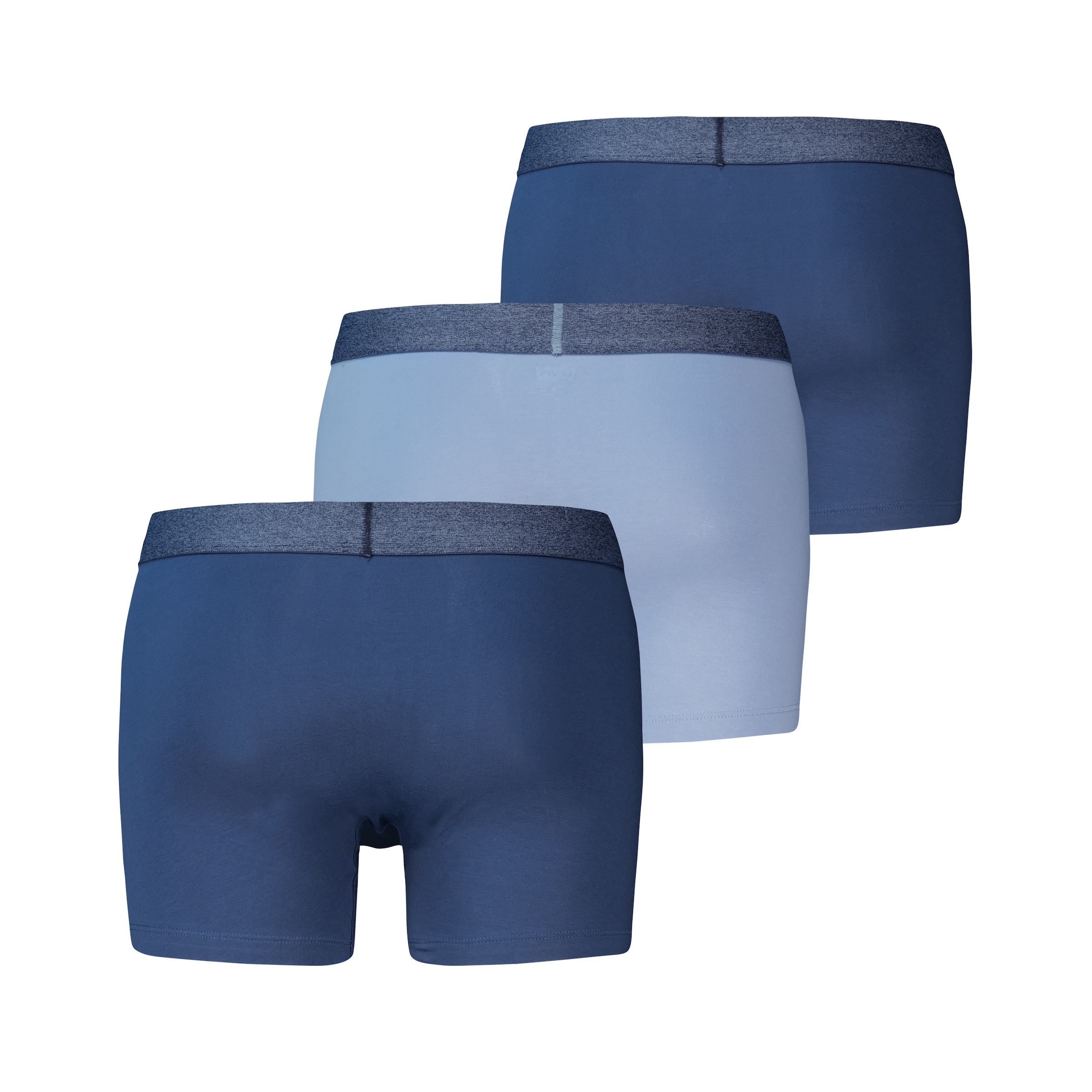 Levi's® Boxer »LEVIS MEN MEL WB BOXER BRIEF« ohne Eingriff, tonaler Logobund, elastisch, Cotton-Mix