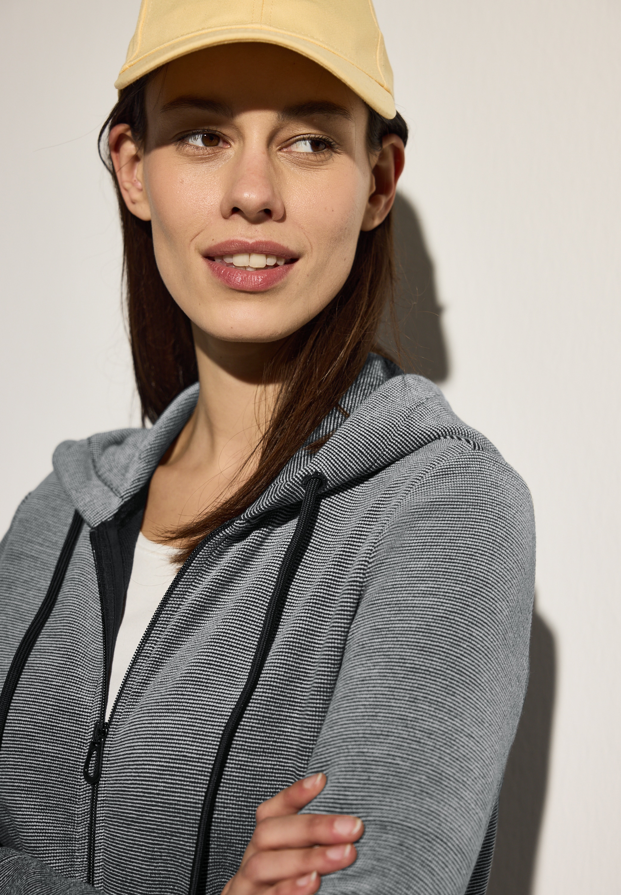 Cecil Kapuzensweatjacke, mit Kapuze