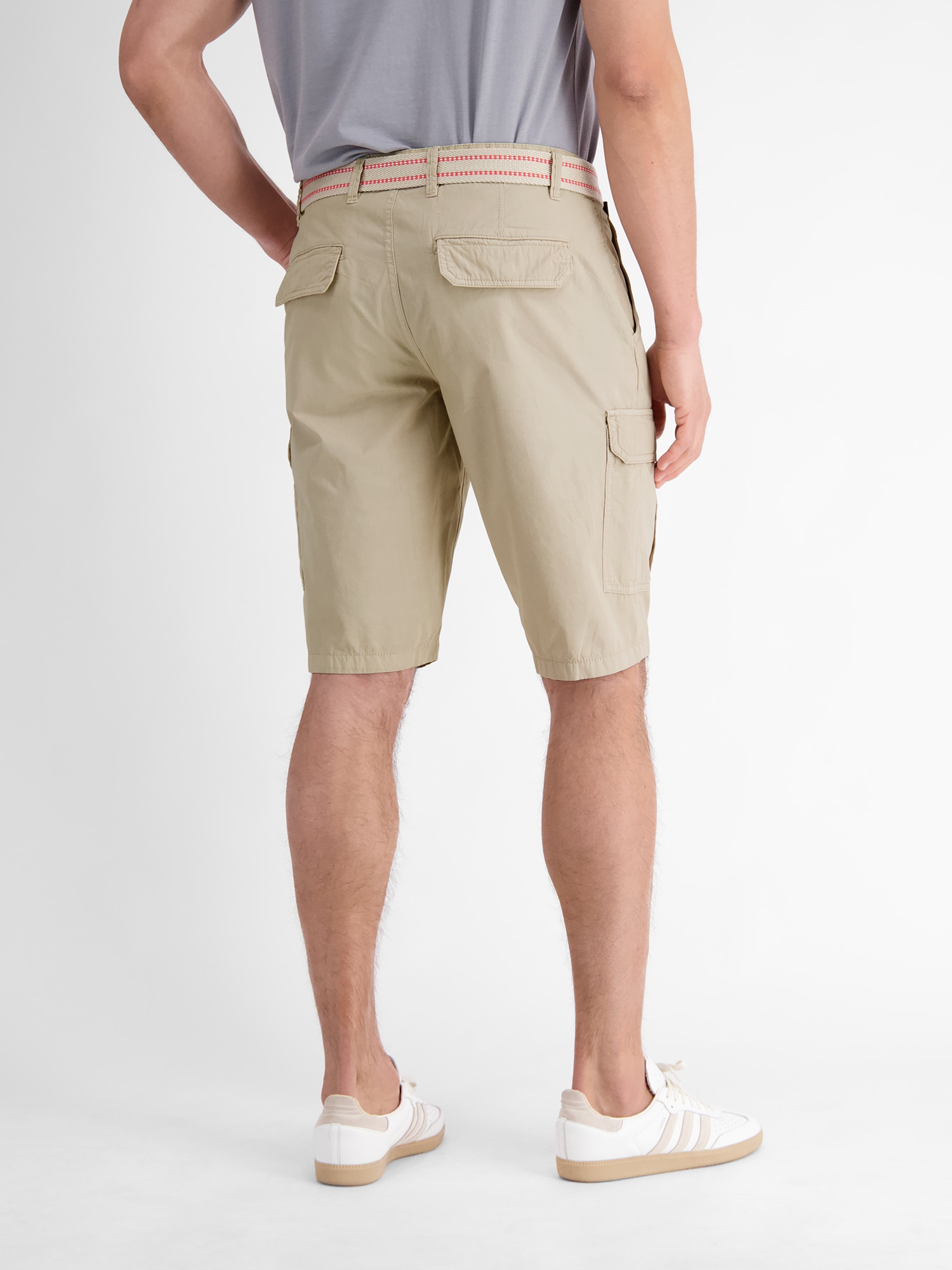 LERROS Bermudas »LERROS Cargo-Bermuda mit Gürtel«, (Set)