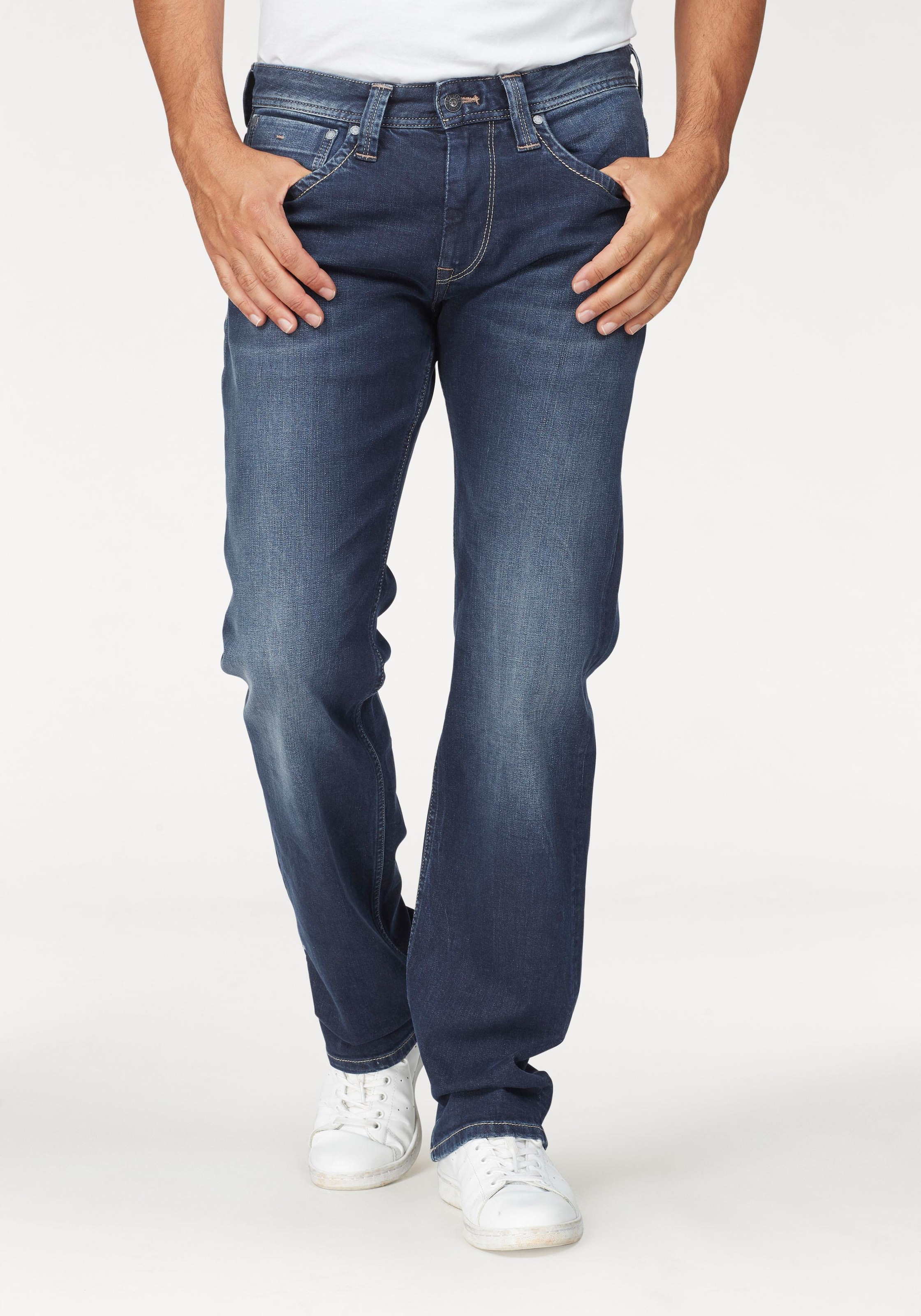 Pepe Jeans Straight-Jeans "KINGSTON ZIP", in 5-Pocket-Form günstig online kaufen