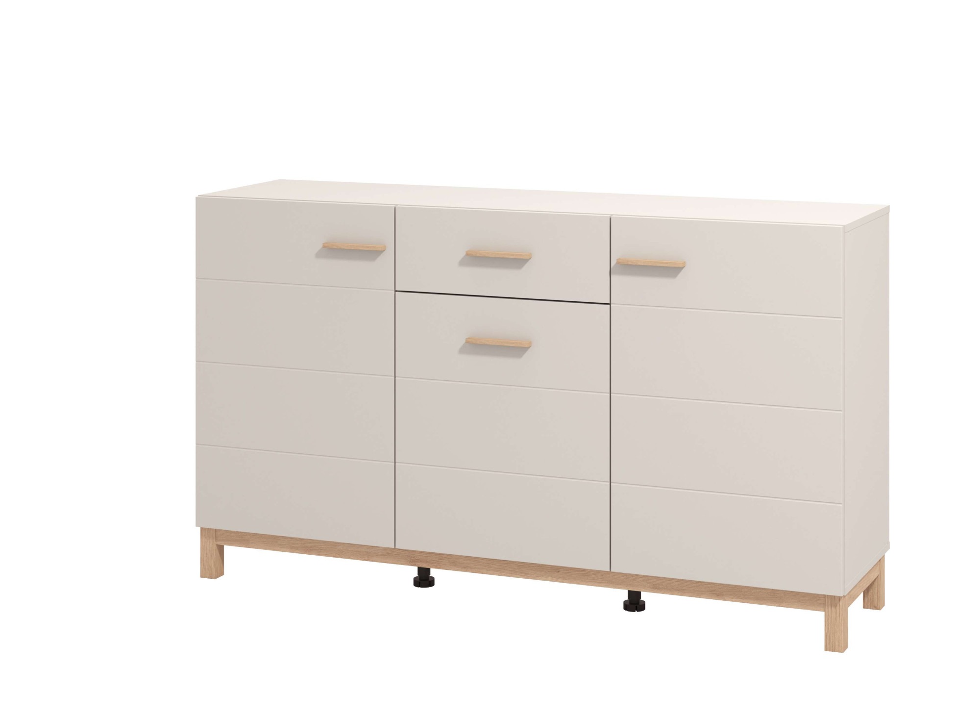 Home affaire Sideboard »Essex, Kommode, Kombikommode, Anrichte, Schrank« Modernes Sideboard: Kaschmir-Dekor, 3 Türen & 1 Schublade