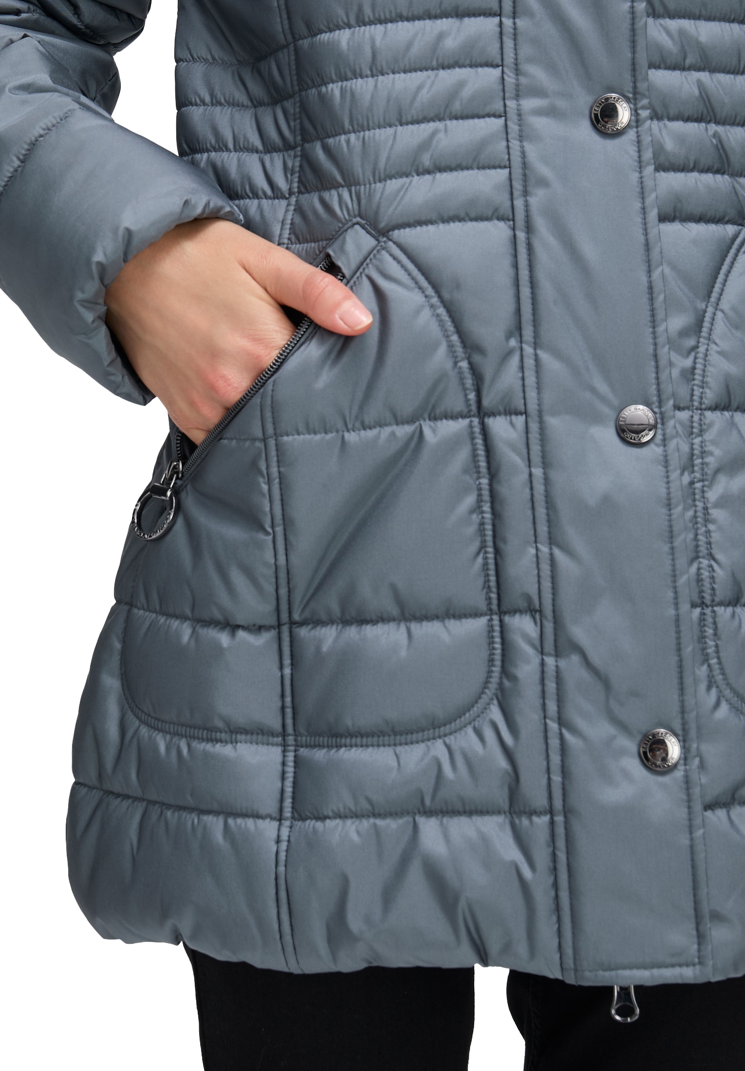 Betty Barclay Outdoorjacke »Betty Barclay Damen Outdoorjacke mit abnehmbarer Kapuze«, mit Kapuze