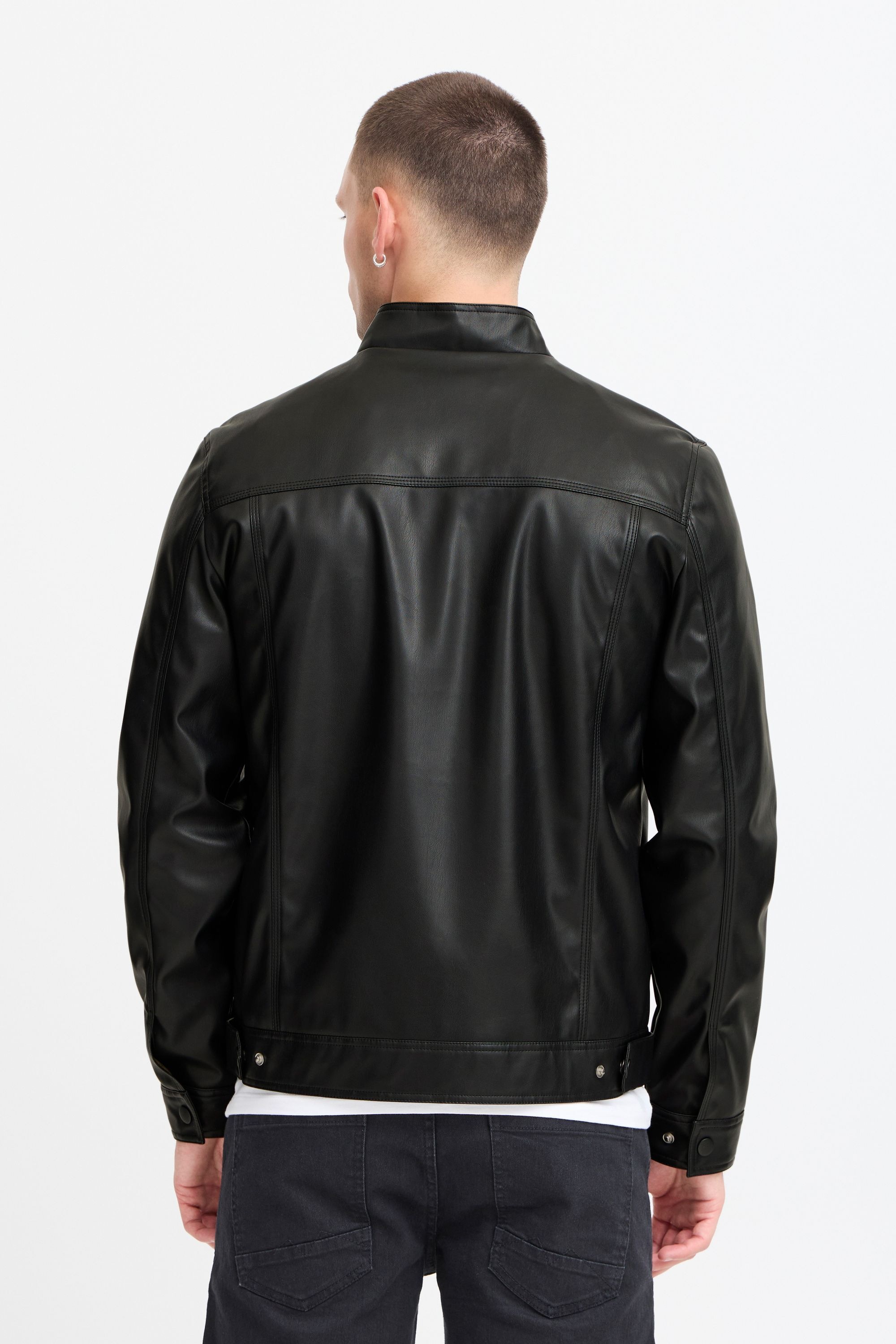 BLEND BHElon Men's Faux Leather Jacket Black/XL 3