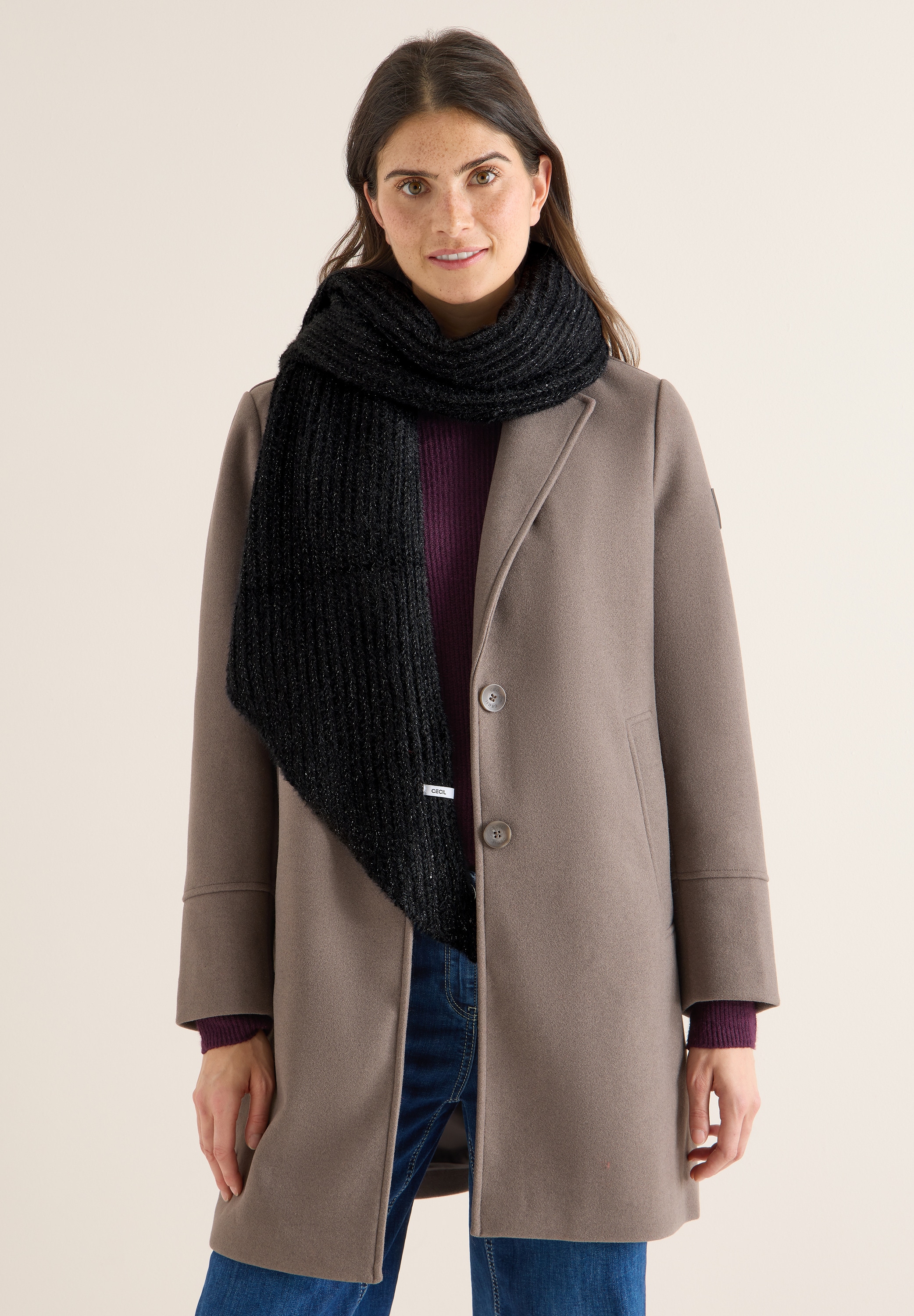 Cecil Halstuch aus softem Materialmix