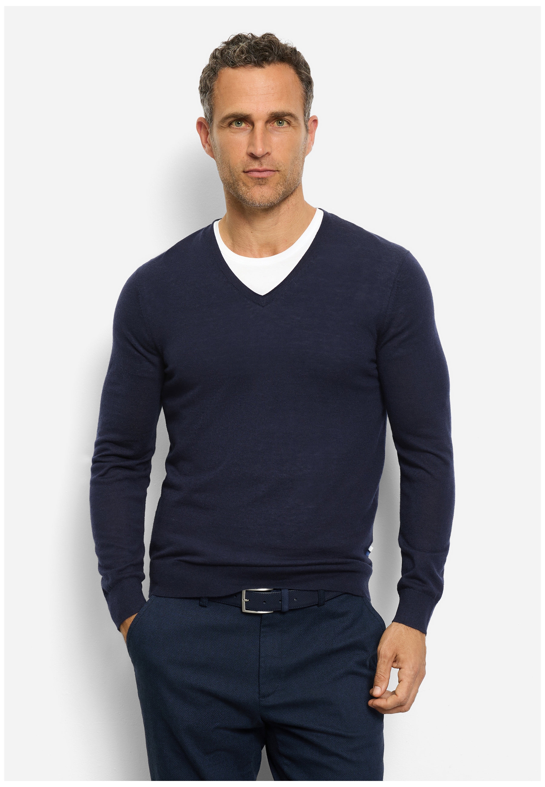 OLYMP Strickpullover "OLYMP Casual Strick" günstig online kaufen