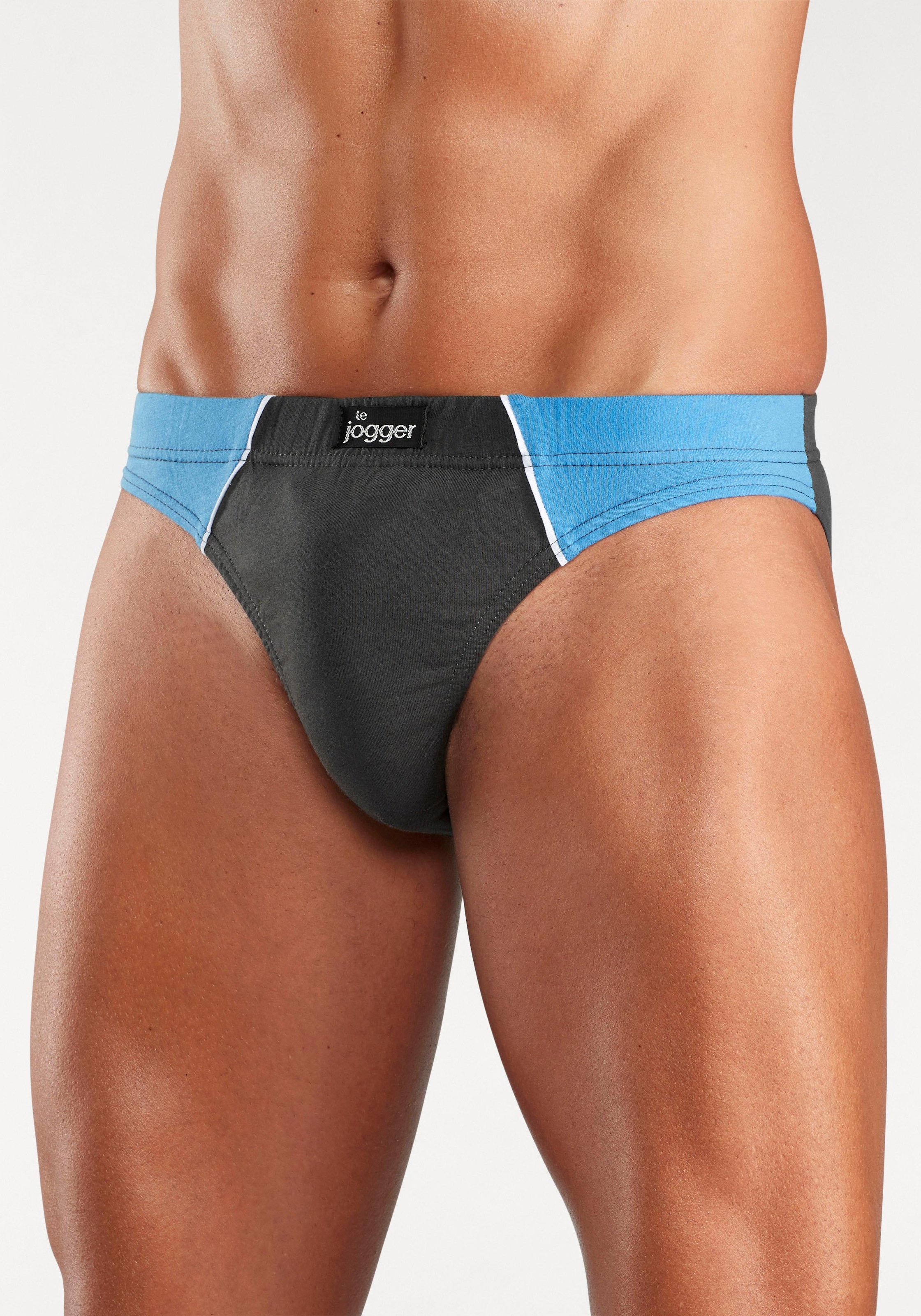 le jogger Slip, (Packung, 12 St.), mit Farbhighlights günstig online kaufen