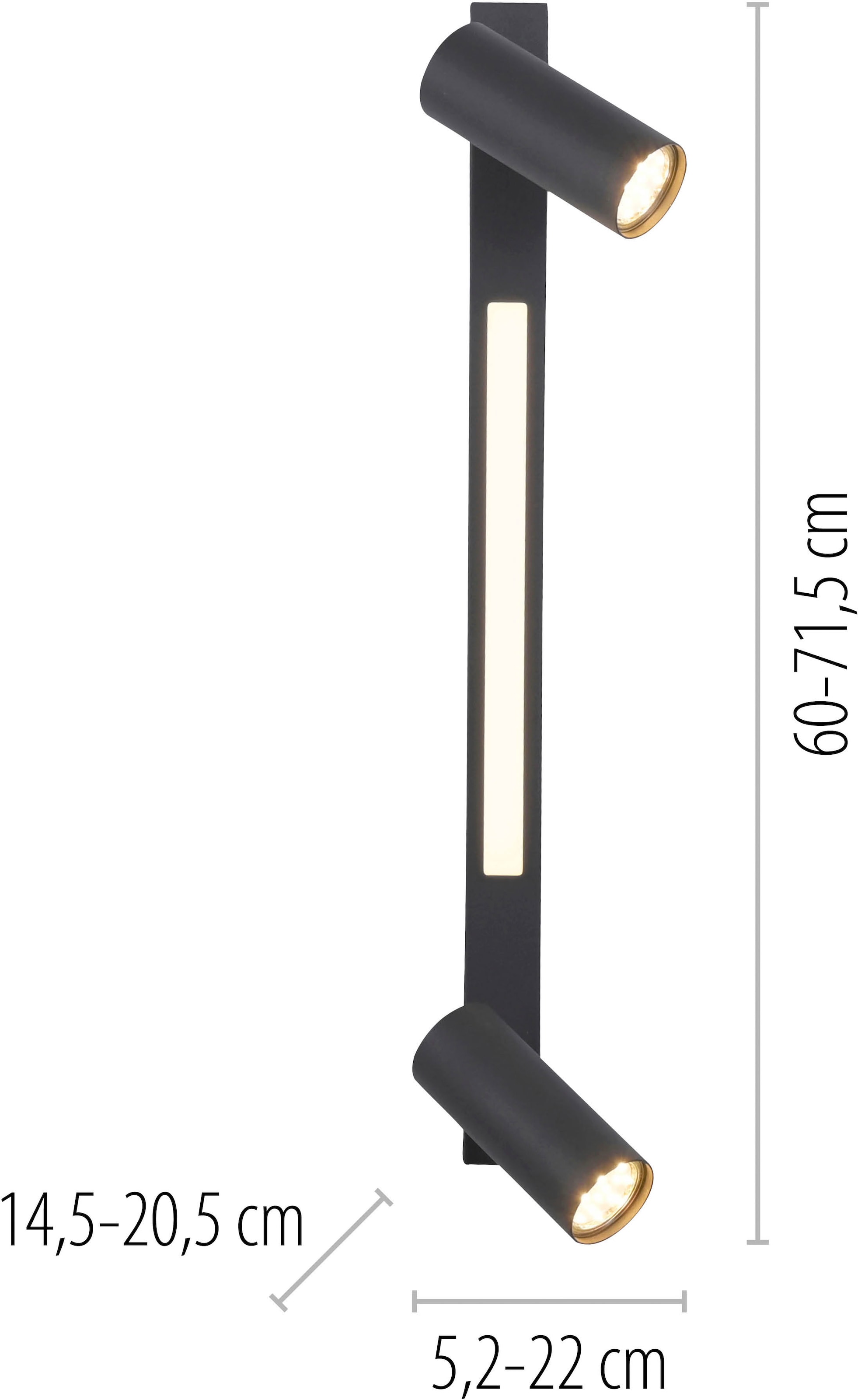 SCHÖNER WOHNEN-Kollektion LED Deckenleuchte »DANTE« GU10 1 Stk. SCHÖNER WOHNEN Kollektion, dreh- und schwenkbar