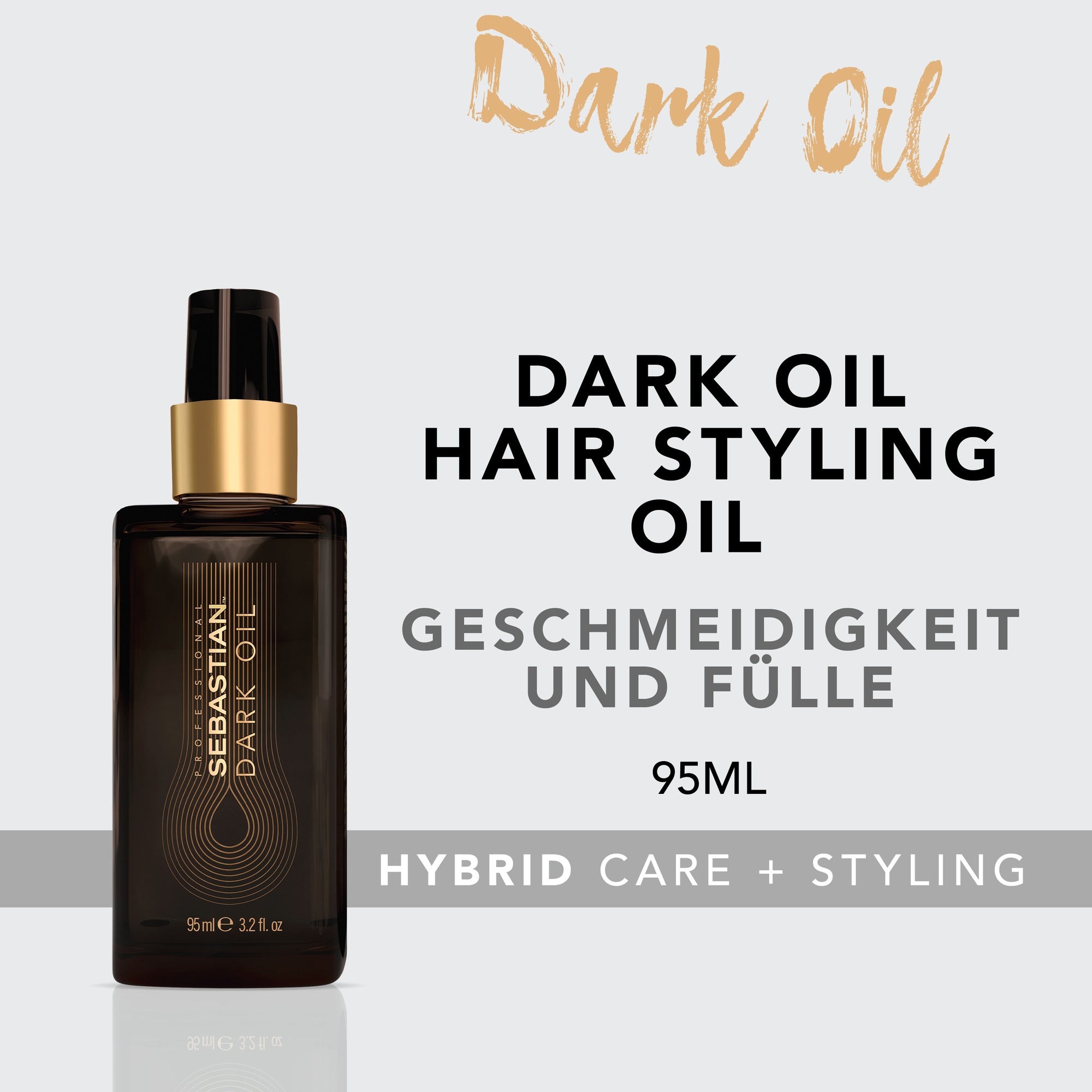 Thumbnail - Sebastian Professional Haaröl "DarkOil Oil" leichte Pflege, reichhaltige Öle, sorgt für geschmeidiges Haar