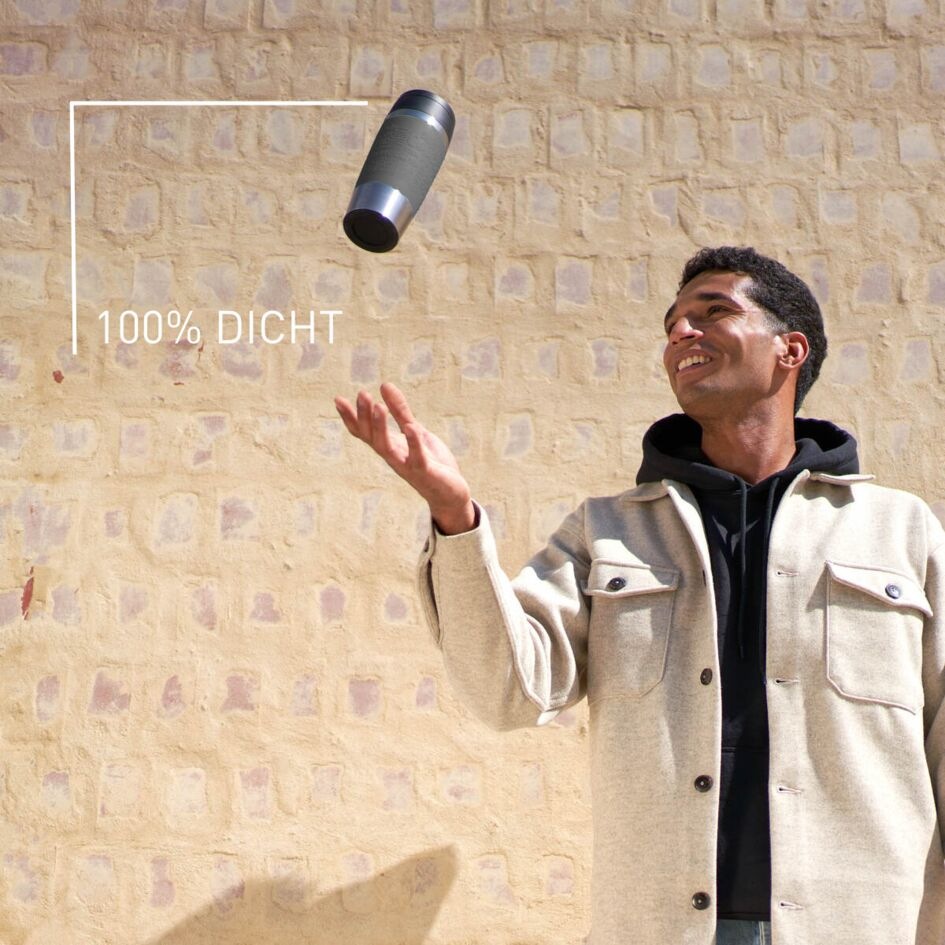 Emsa Thermobecher »Travel Mug Classic, mit 360°-Trinköffnung, auslaufsicher, rutschfest« 4h heiß, 8h kalt - 360 ml / 6h heiß, 12h kalt - 500 ml, 100% dicht