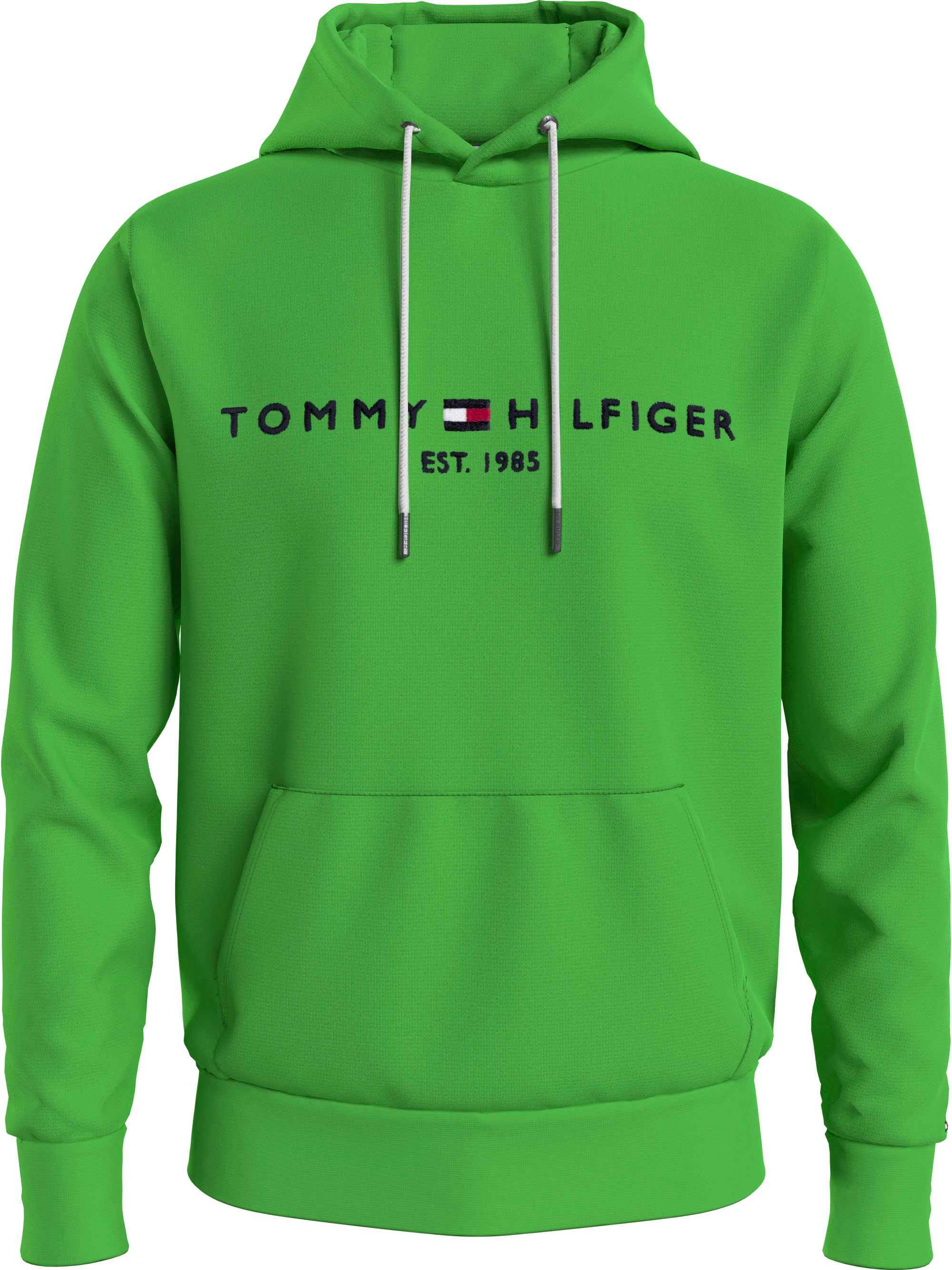 LOGO »TOMMY gesticktem auf der HOODY«, ▷ BAUR Brust kaufen Tommy Hilfiger mit TH-Schriftzug Kapuzensweatshirt |