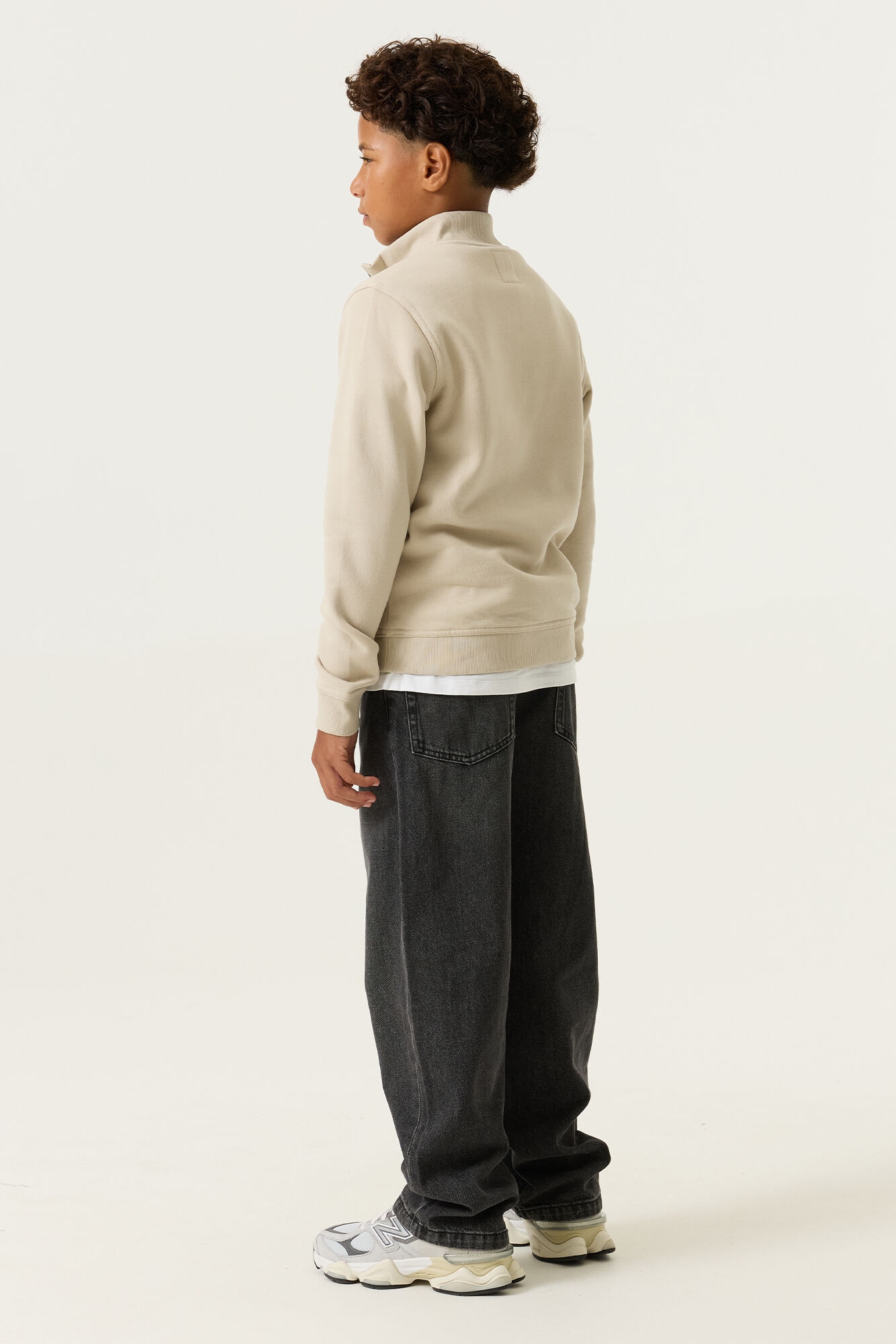 Garcia Sweatshirt , für Jungen, mit Reißverschluss und Stehkragen
